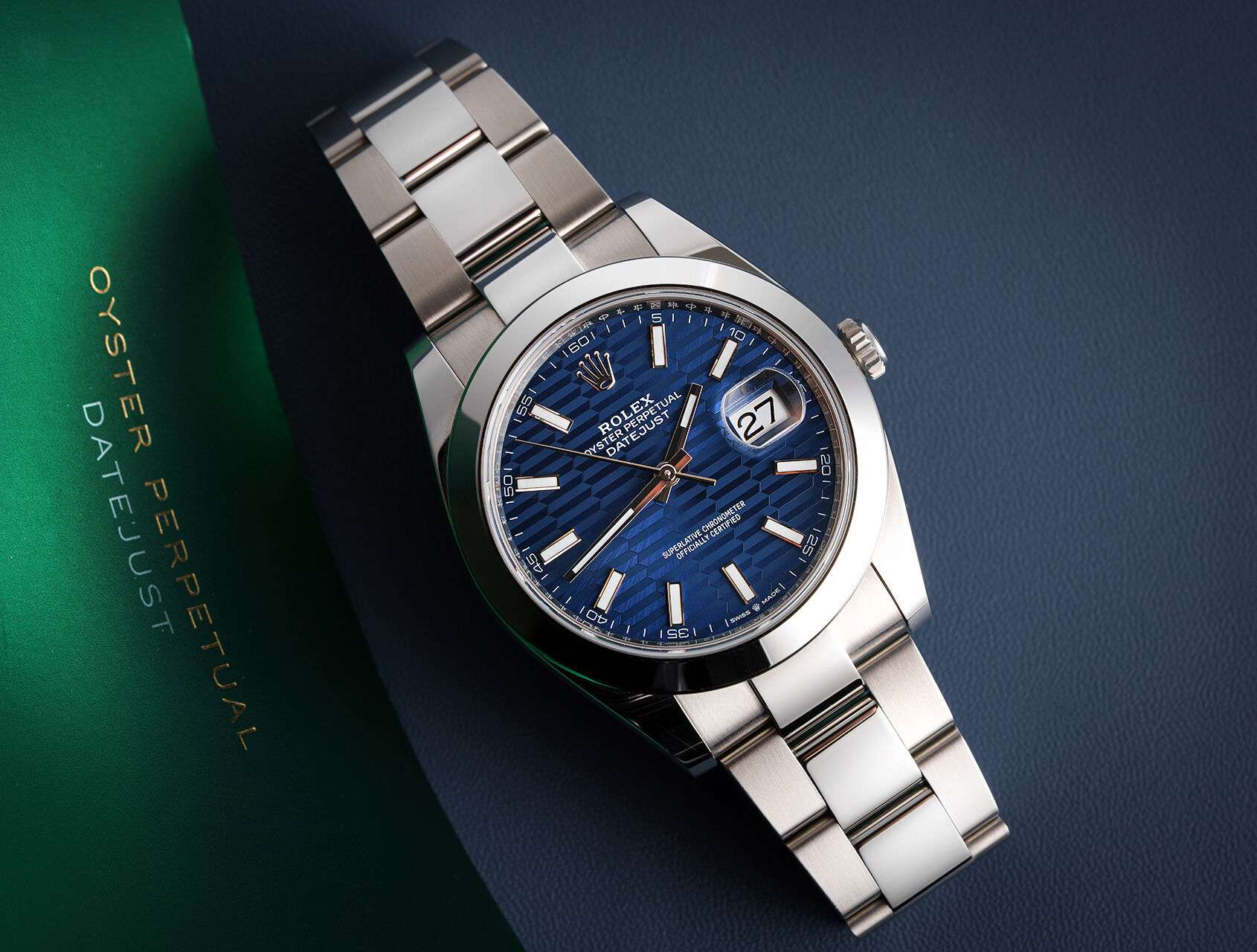 ref 126300 | 126300 - Blue Motif  | Rolex Datejust 41