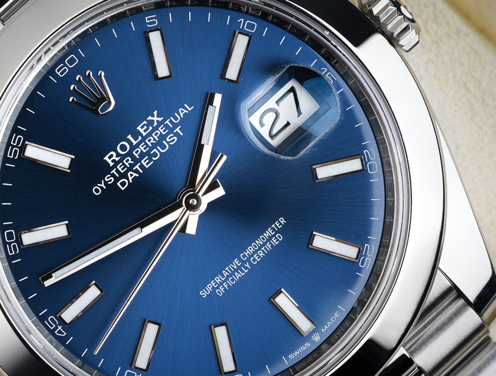 ref 126300 | 126300 - Bright Blue | Rolex Datejust 41
