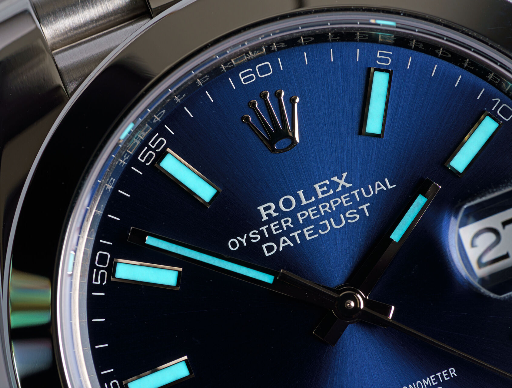 ref 126300 | 126300 - Bright Blue | Rolex Datejust 41