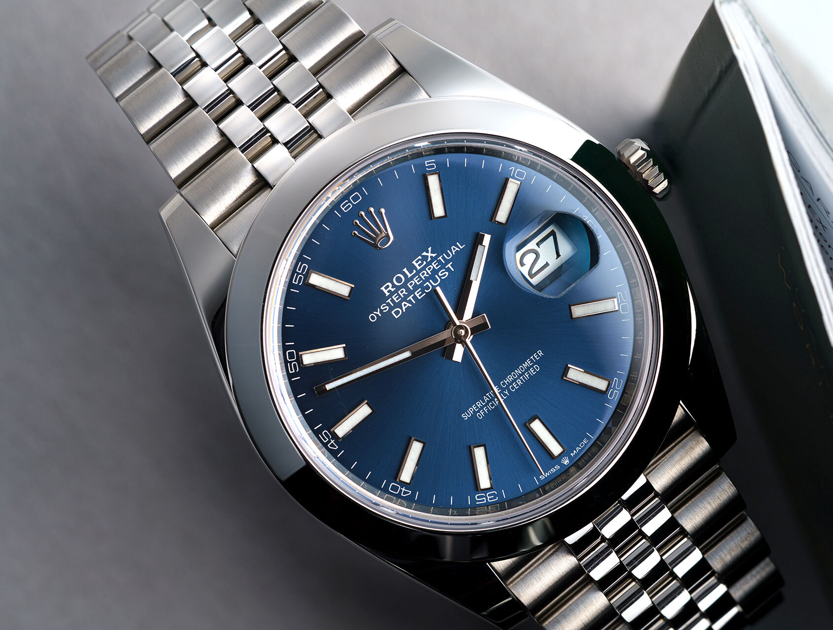 ref 126300 | 126300 - Bright Blue | Rolex Datejust 41