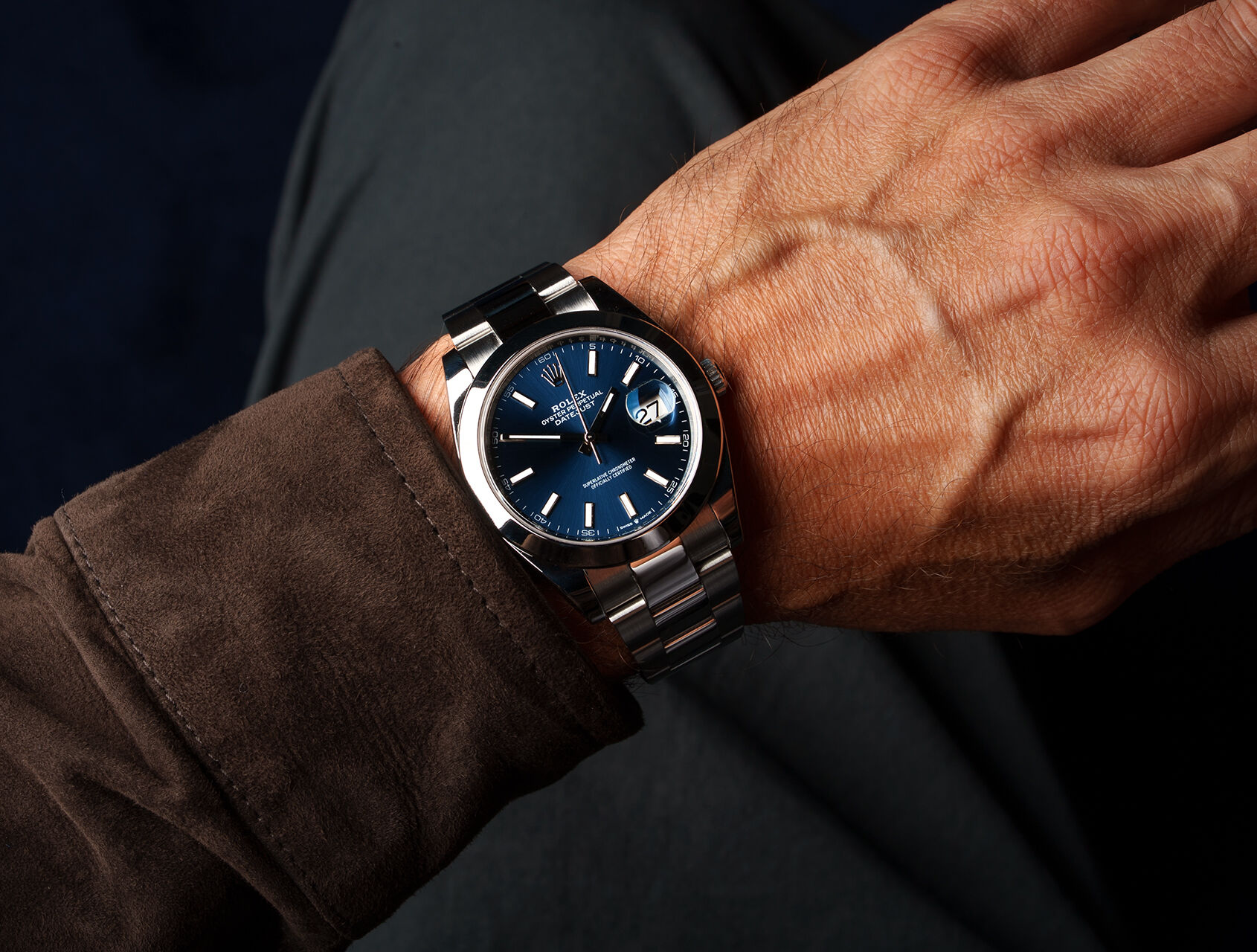 ref 126300 | 126300 - Bright Blue | Rolex Datejust 41