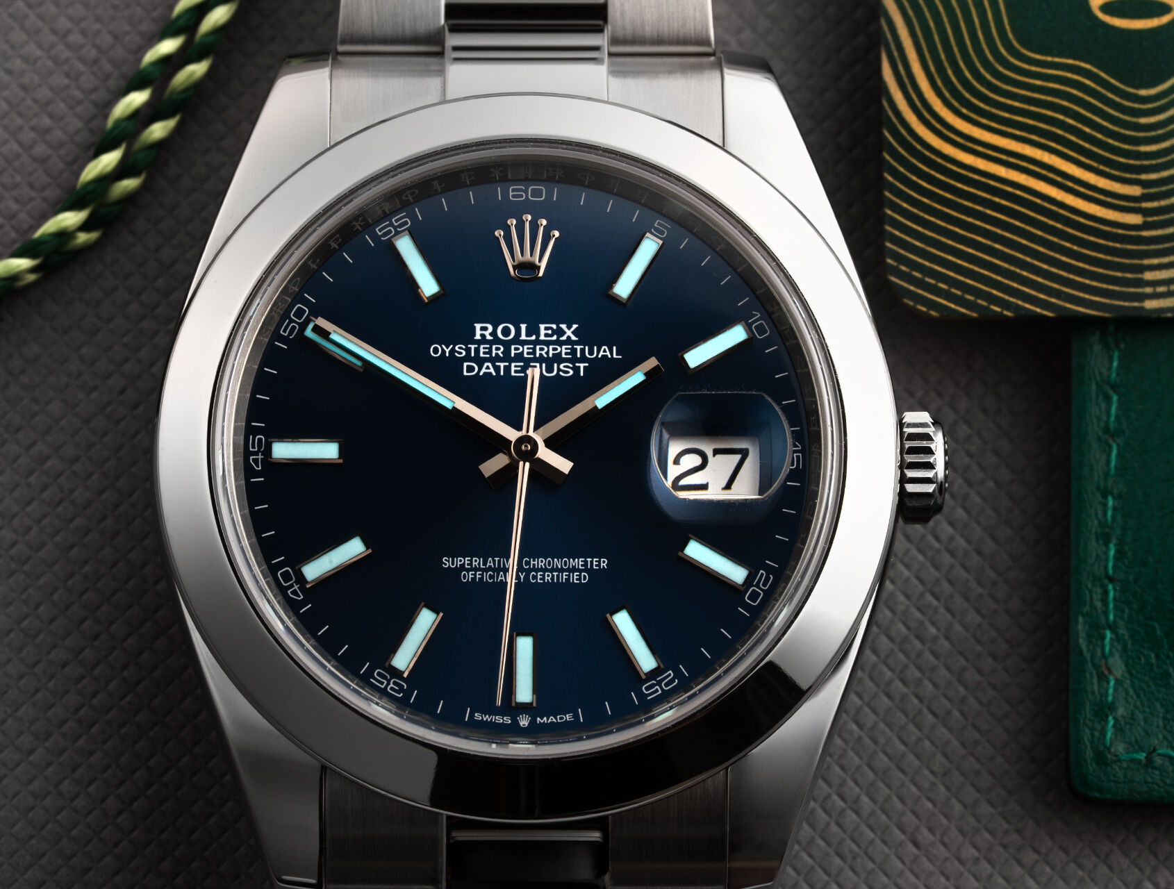 ref 126300 | 126300 - Bright Blue | Rolex Datejust 41