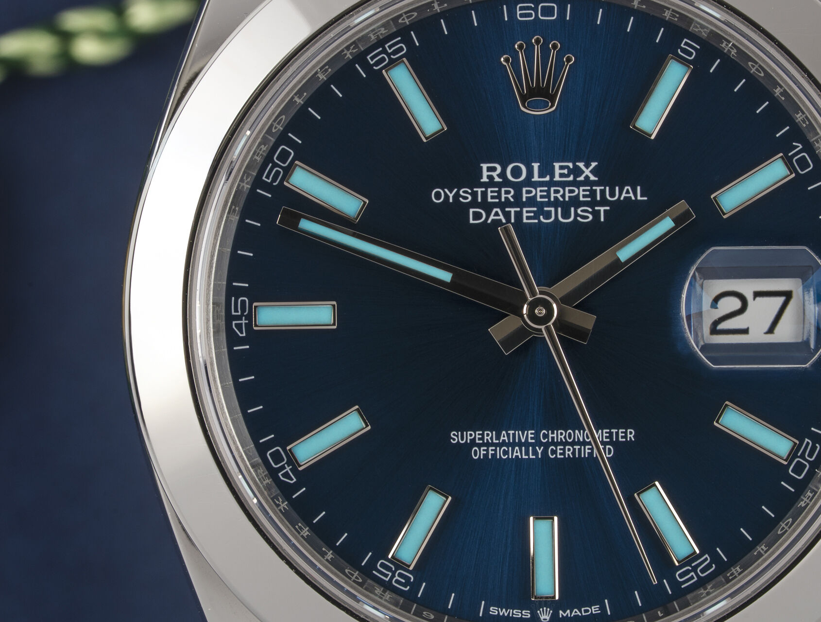 ref 126300 | 126300 - Bright Blue | Rolex Datejust 41