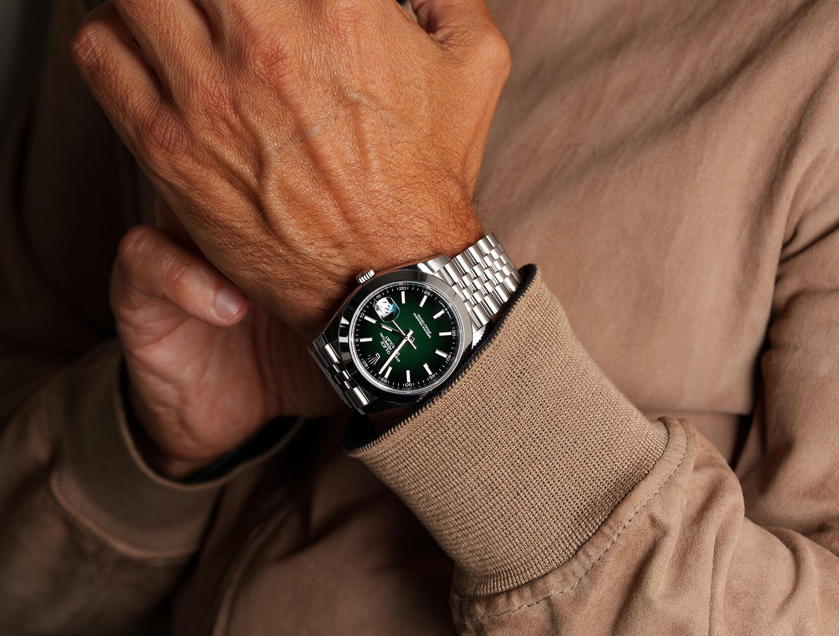 ref 126300 | 126300 - Green Ombré | Rolex Datejust 41