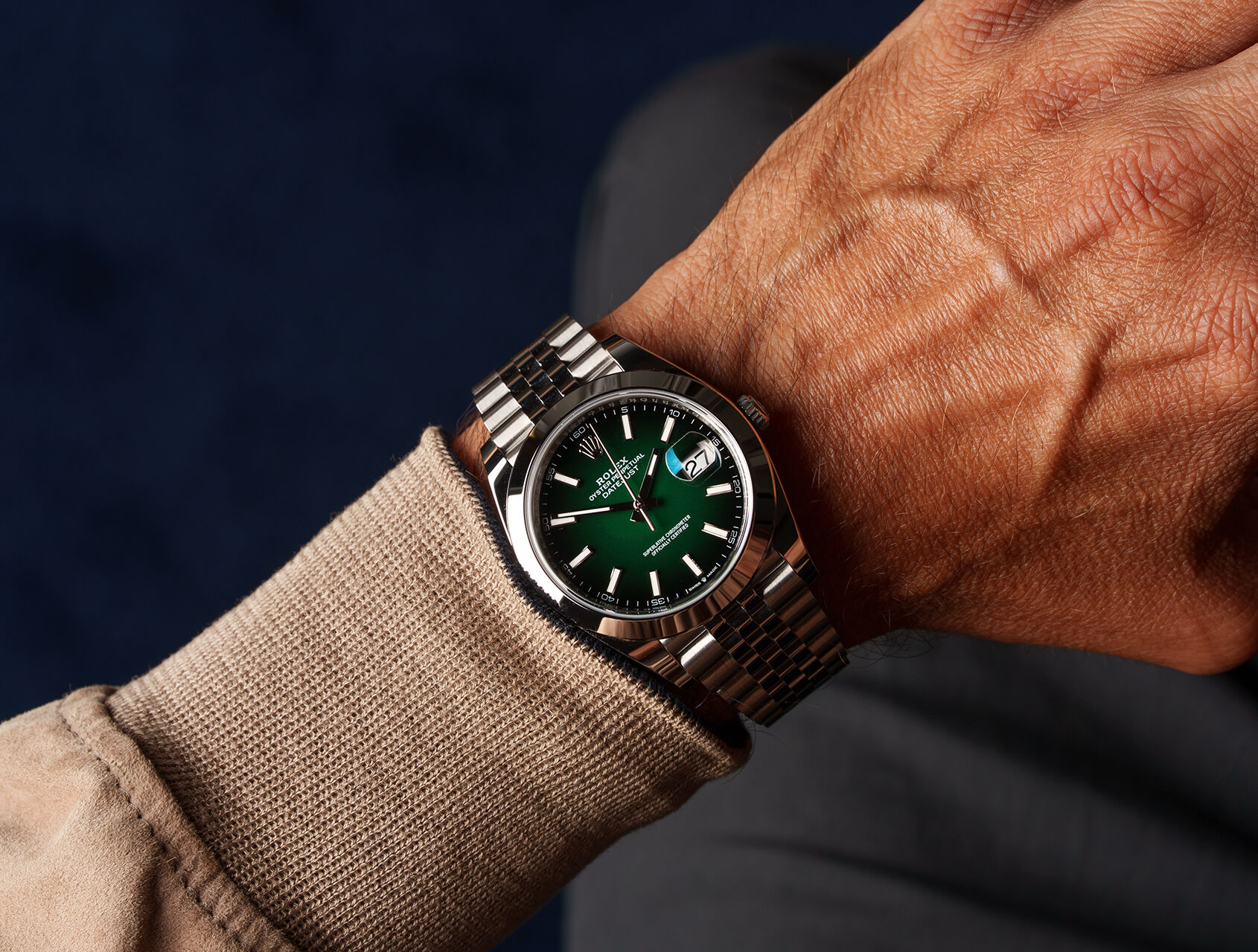 ref 126300 | 126300 - Green Ombré | Rolex Datejust 41