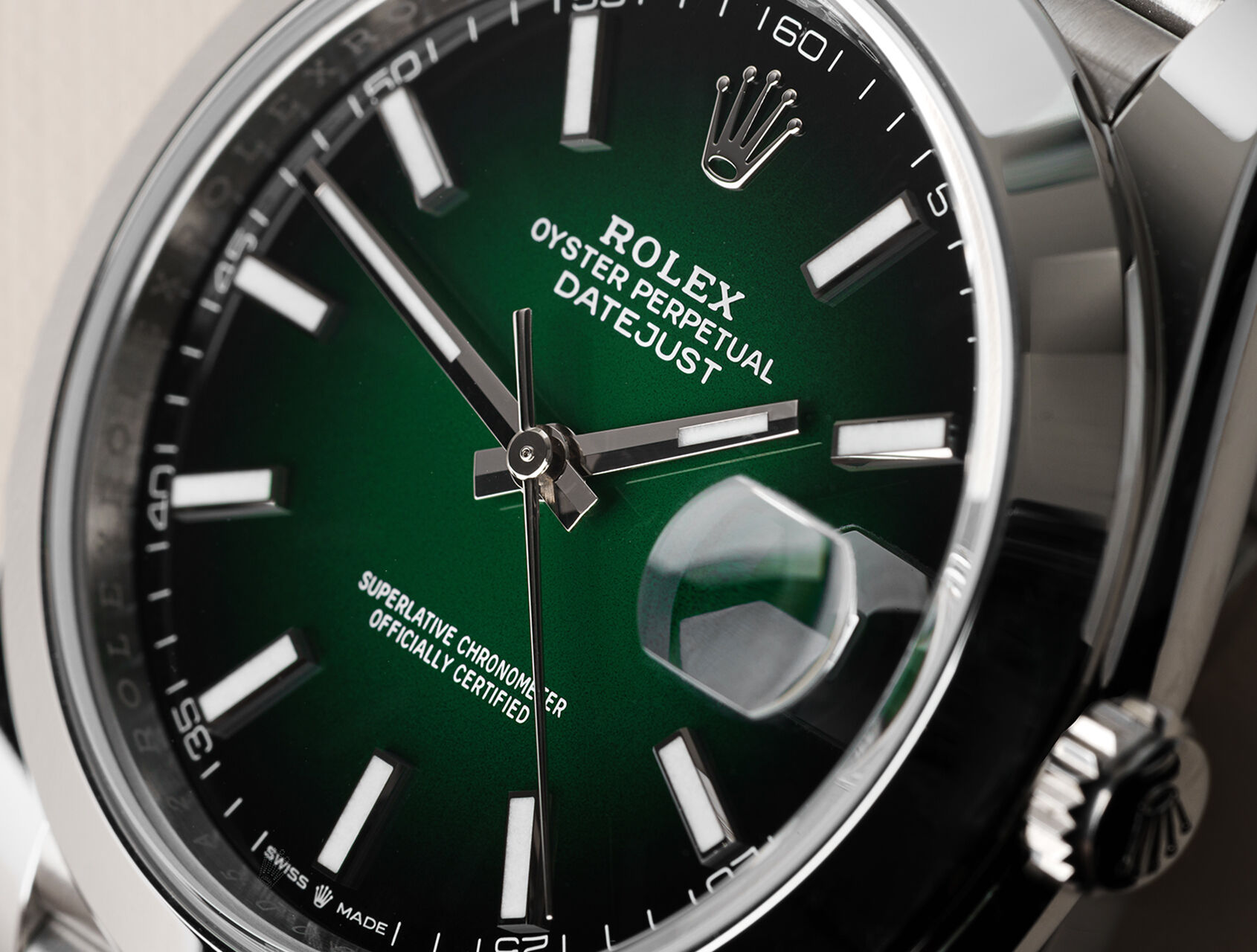ref 126300 | 126300 - Green Ombré | Rolex Datejust 41