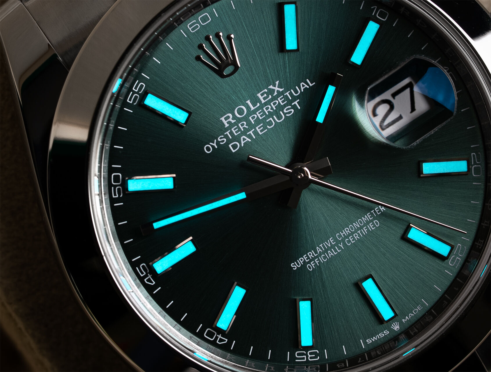 ref 126300 | 126300 - Mint Green | Rolex Datejust 41