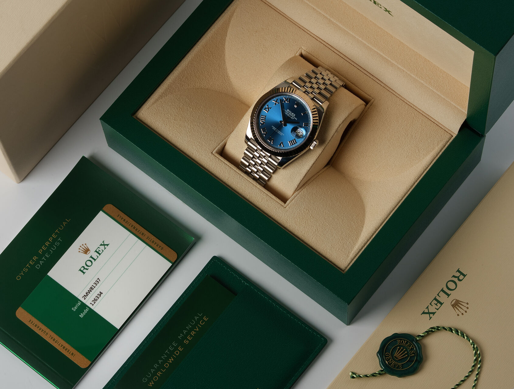 ref 126334 | 126334 - Box & Papers | Rolex Datejust 41