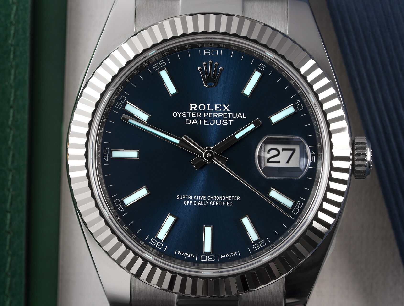 ref 126334 | 126334 - Bright Blue | Rolex Datejust 41