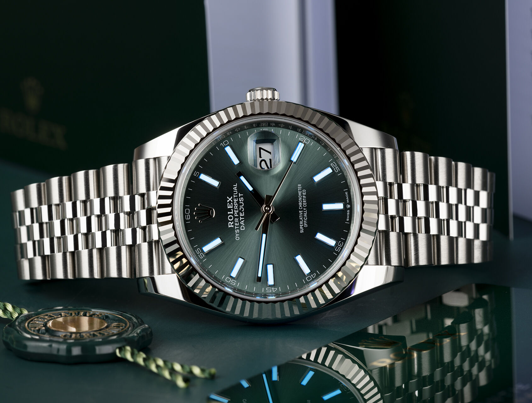ref 126334 | 126334 - Mint Green | Rolex Datejust 41