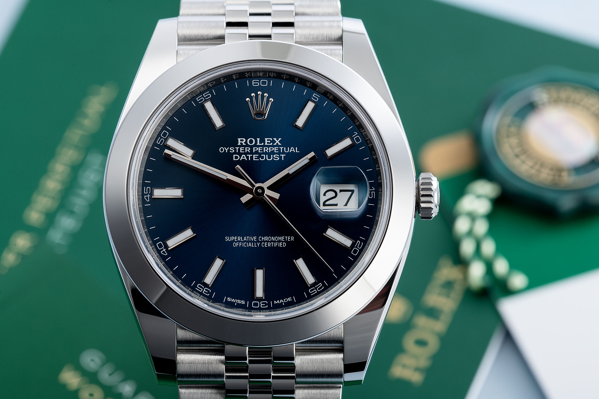 ref 126300 | 5 Year Warranty 'Blue Jubilee' | Rolex Datejust 41