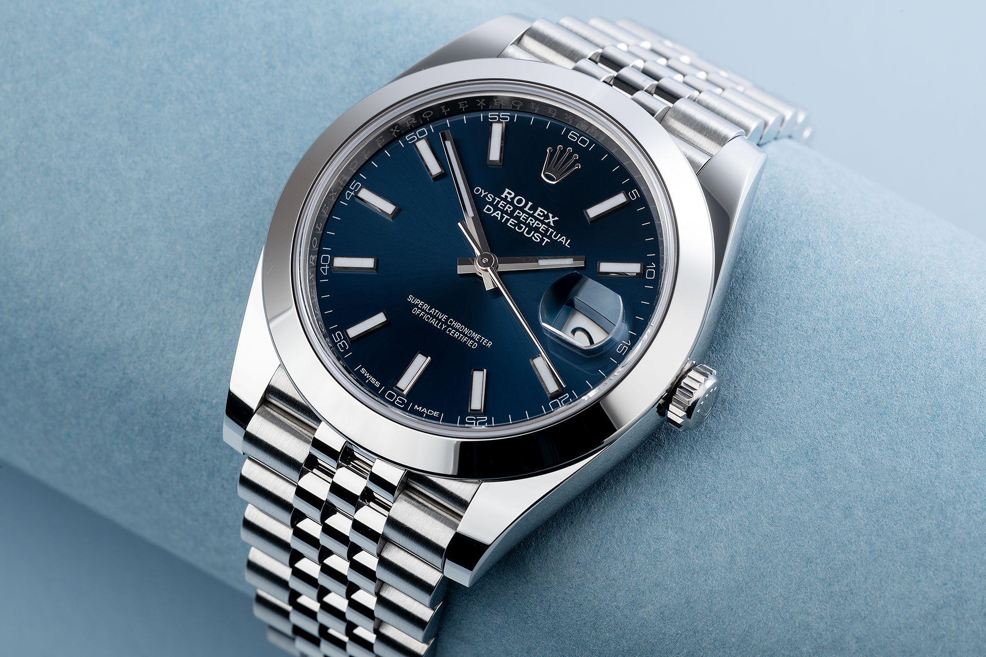 ref 126300 | 5 Year Warranty 'Blue Jubilee' | Rolex Datejust 41