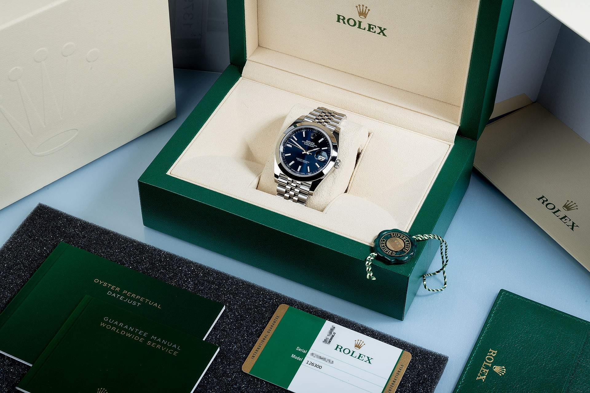 ref 126300 | 5 Year Warranty 'Blue Jubilee' | Rolex Datejust 41