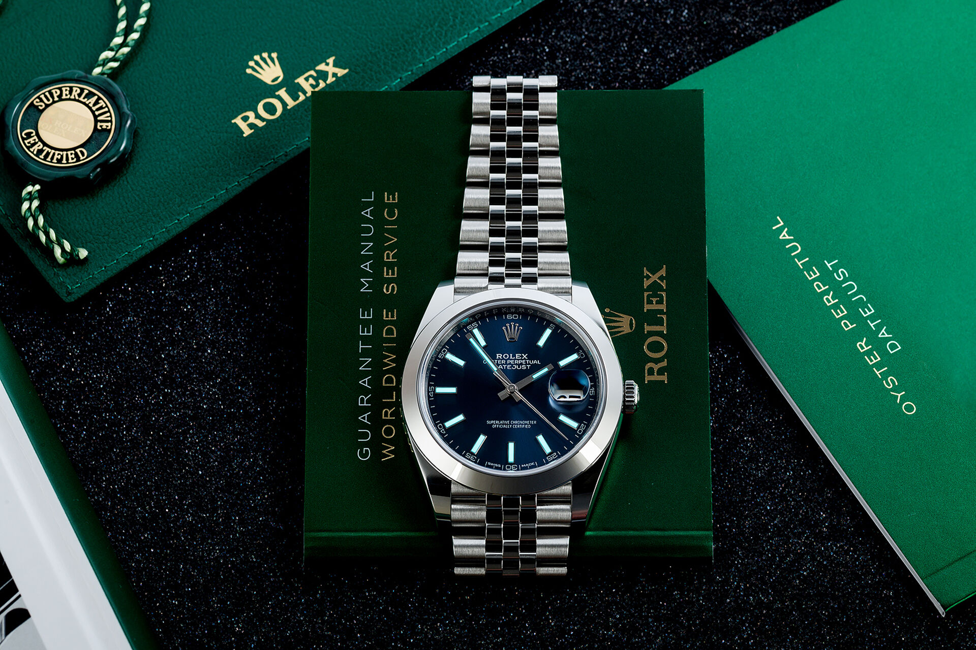 ref 126300 | Bright Blue Dial | Rolex Datejust 41