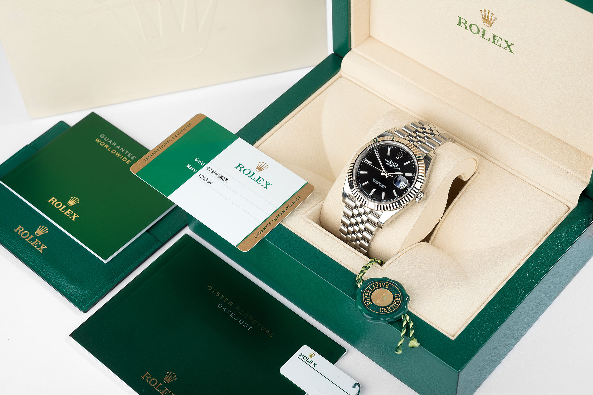ref 126334 | Brand New 'White Gold Bezel' | Rolex Datejust 41