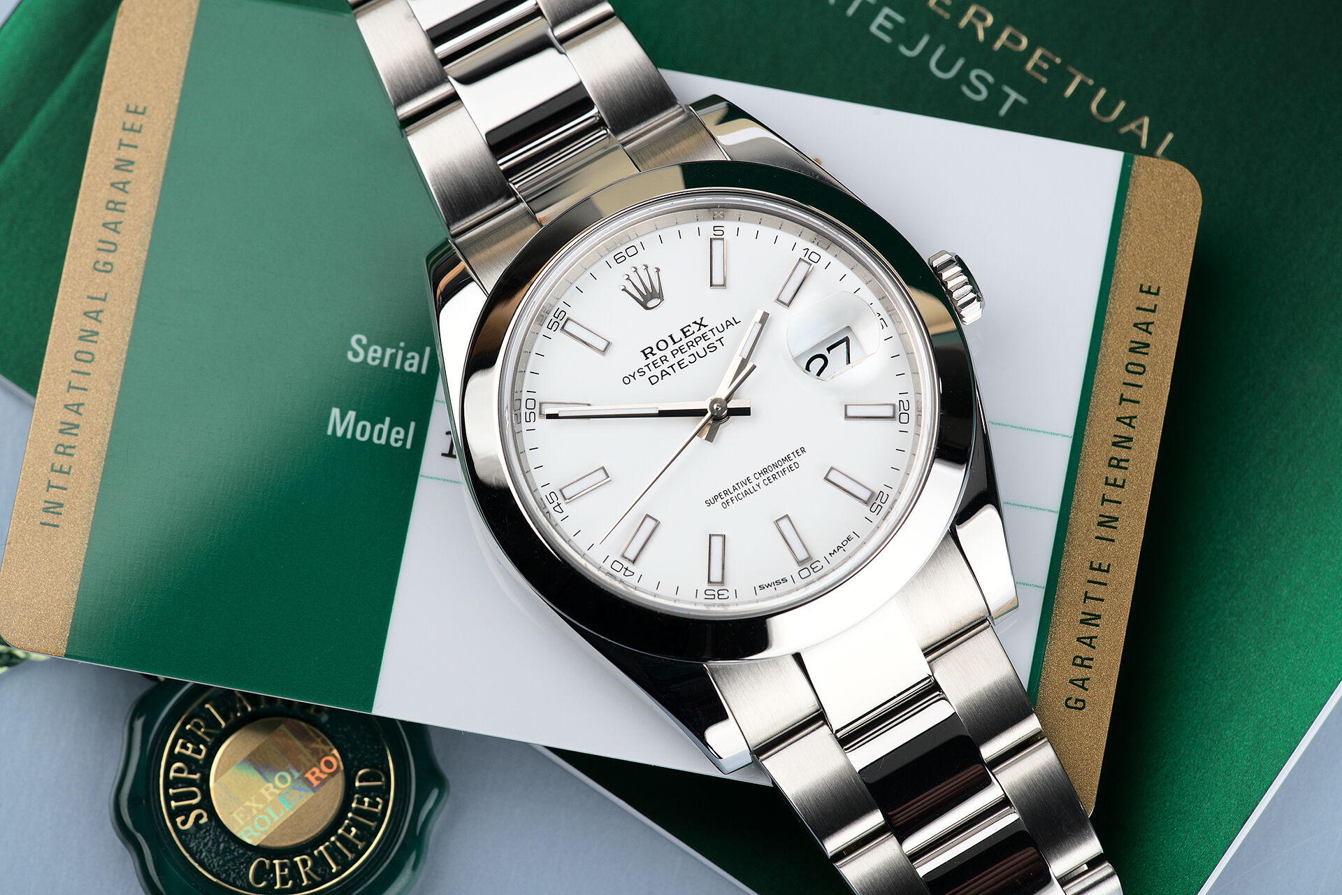 ref 126300 | Rolex Warranty to 2023 | Rolex Datejust 41