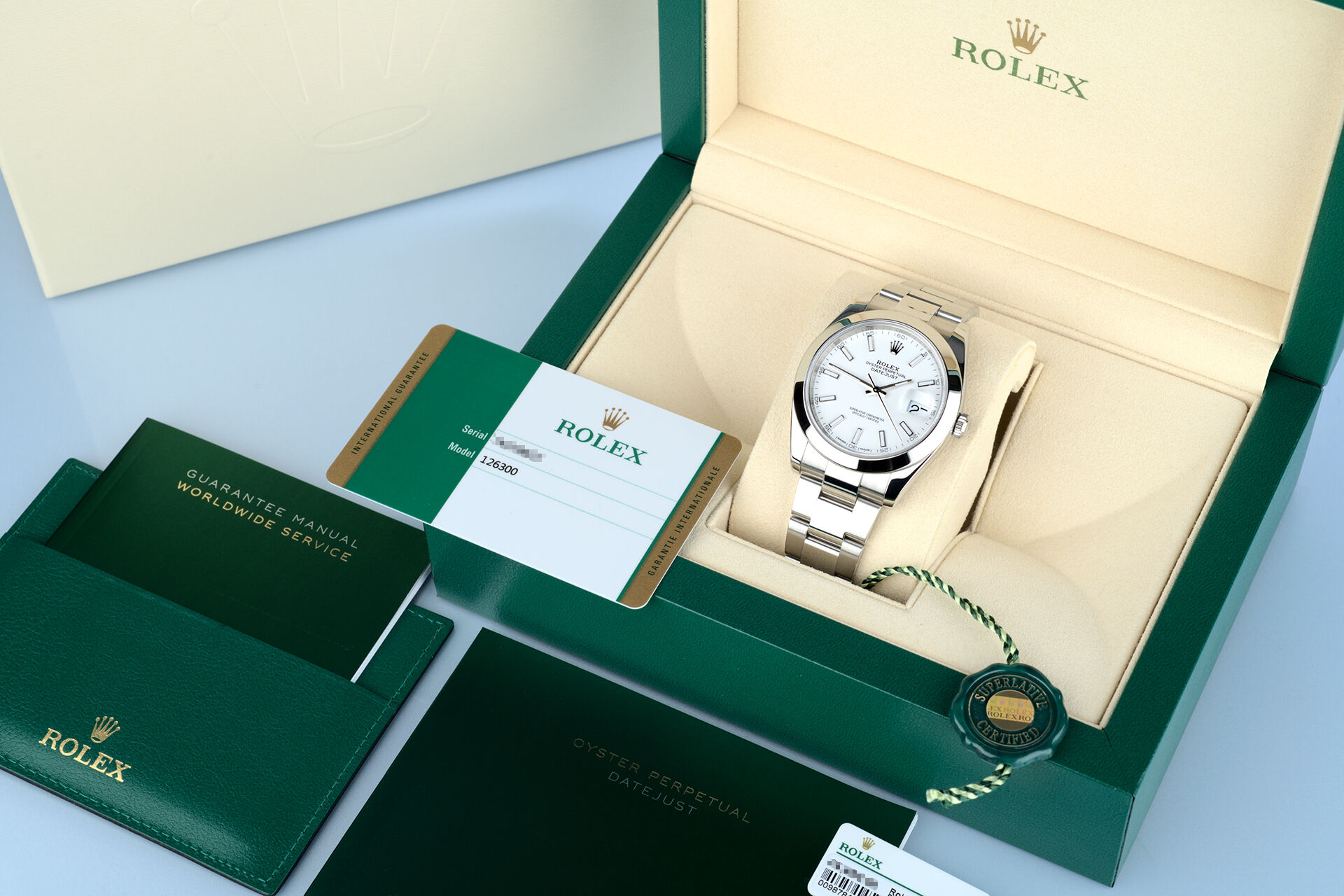 ref 126300 | Rolex Warranty to 2023 | Rolex Datejust 41