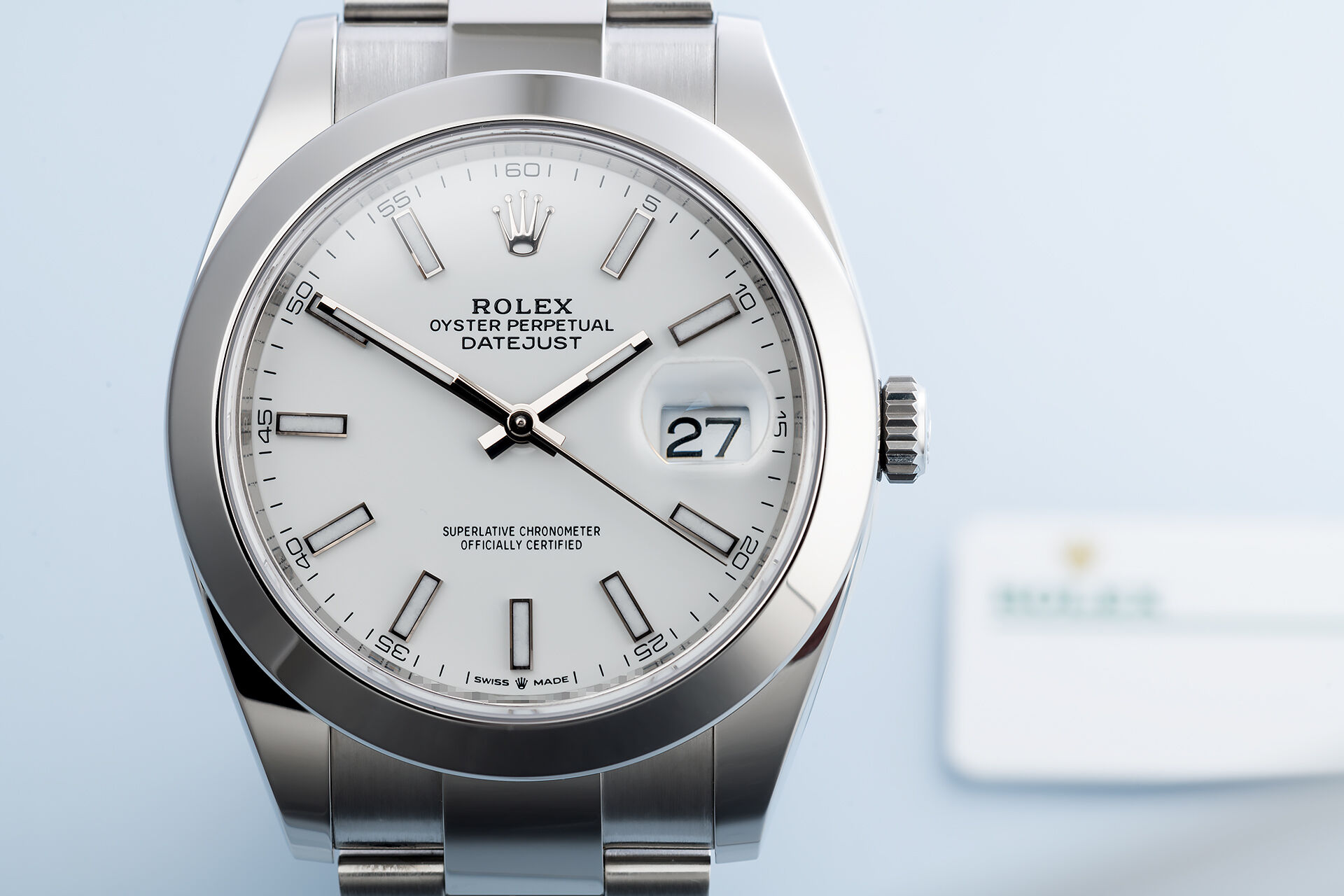 ref 126300 | Rolex Warranty to 2023 | Rolex Datejust 41