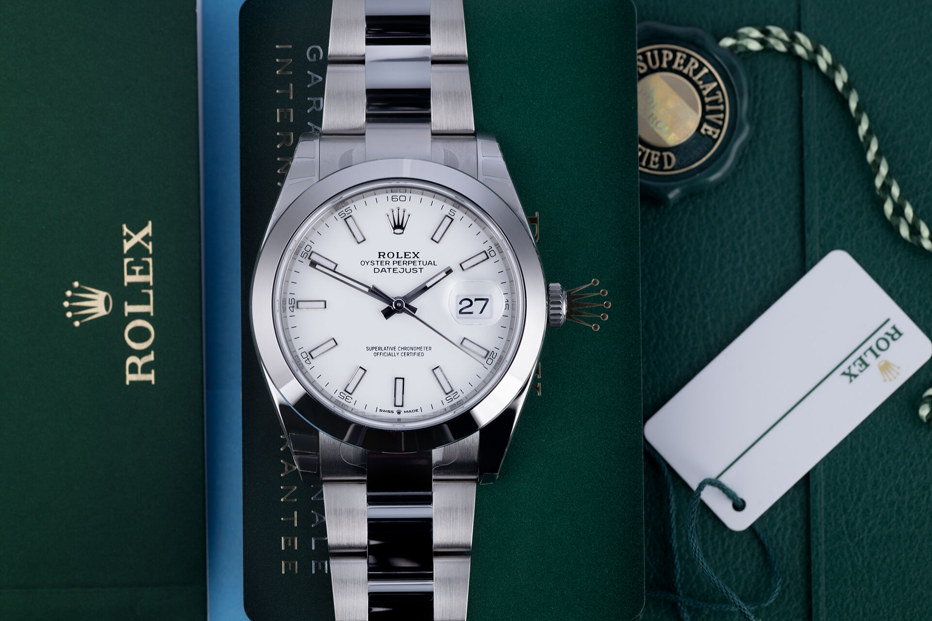 ref 126300 | Rolex Warranty to 2026 | Rolex Datejust 41