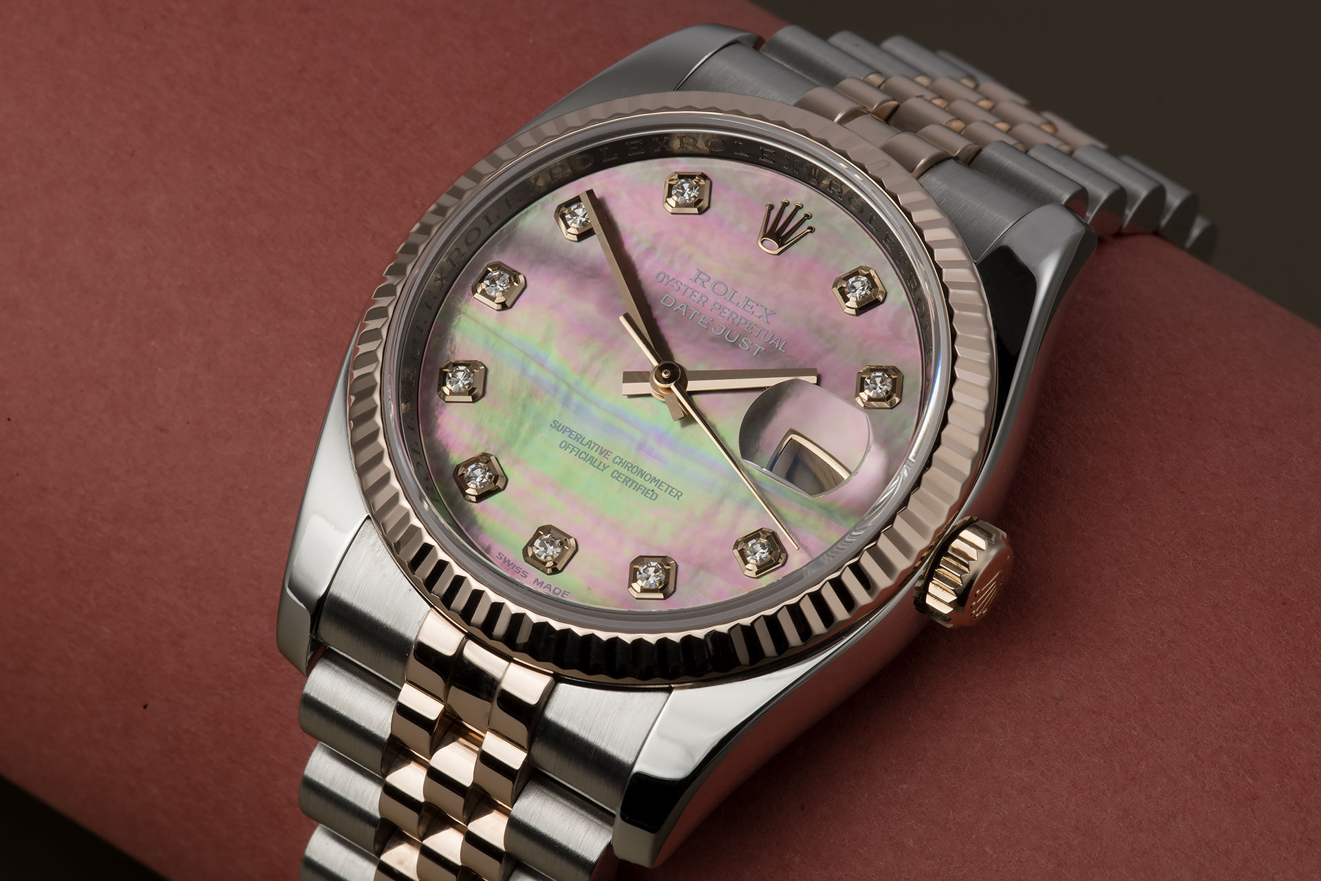 ref 116231 | Black Mother-of-Pearl | Rolex Datejust