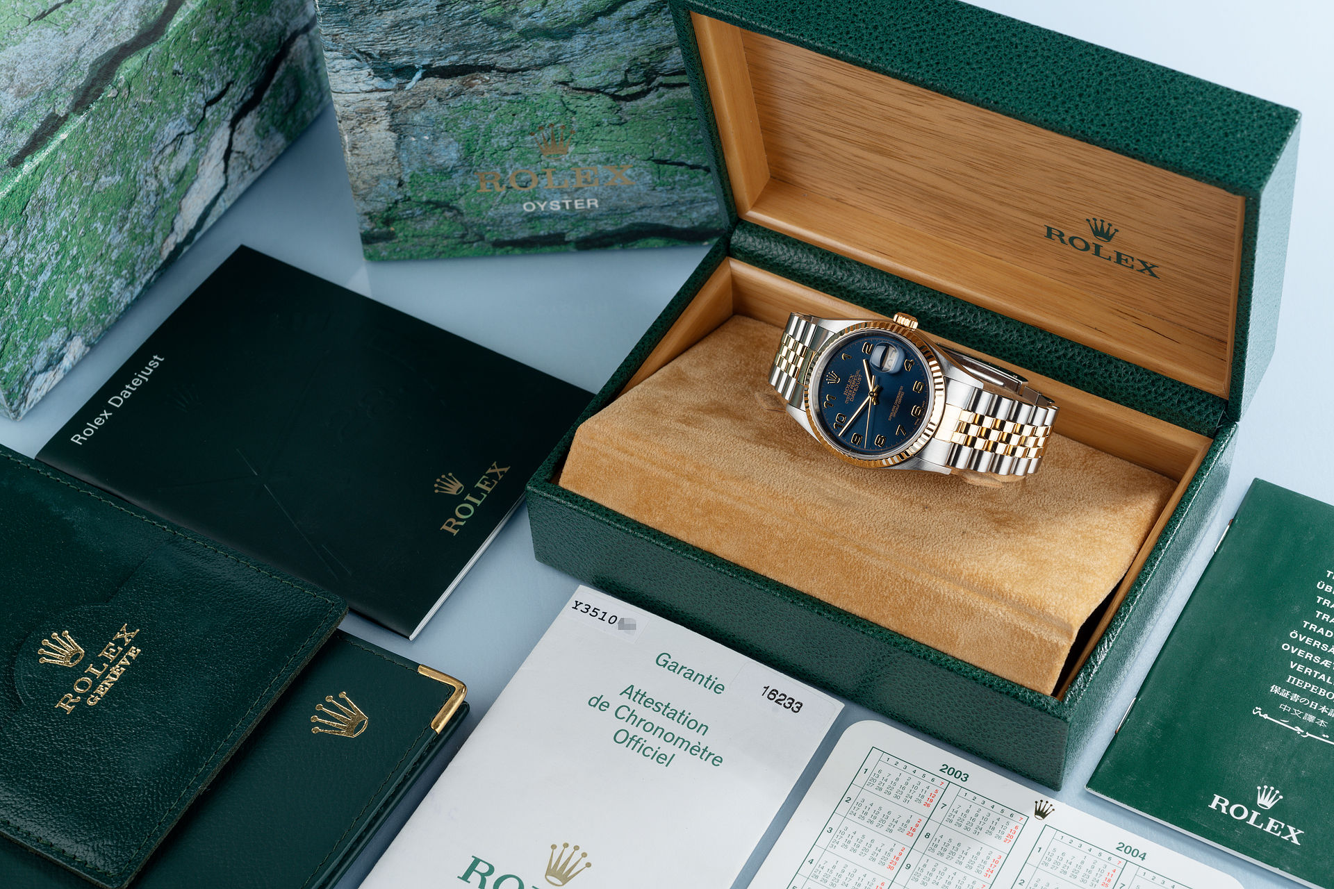 ref 16233 | Box & Certificate  | Rolex Datejust