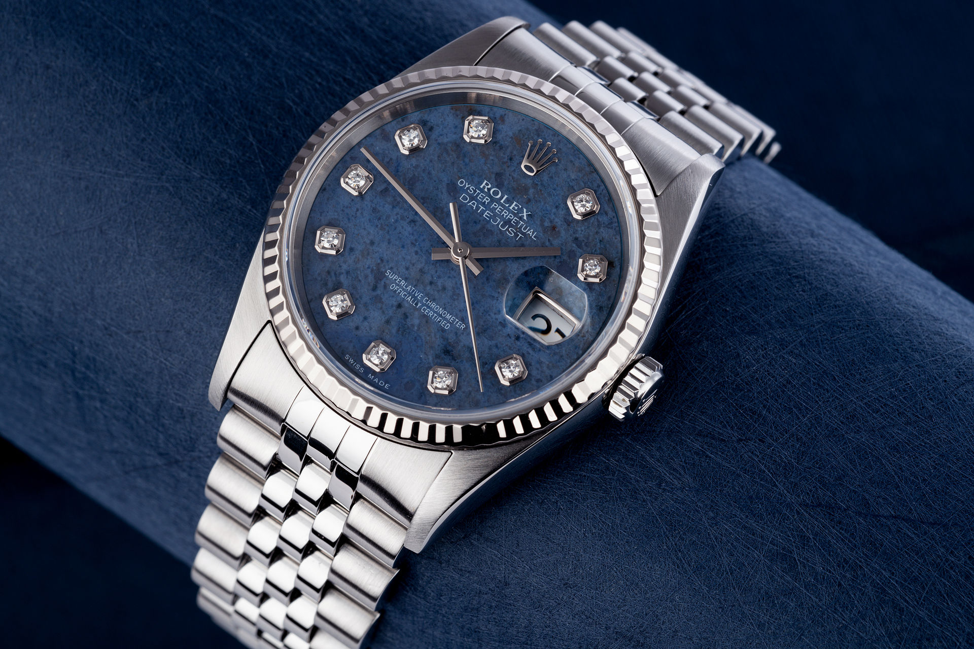 ref 16234 | Box and Certificate - Sodalite Dial | Rolex Datejust