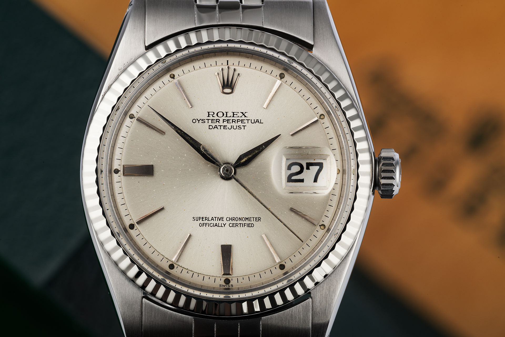 ref 1601 | Vintage 'Chamfered Dial' - Early Hands | Rolex Datejust
