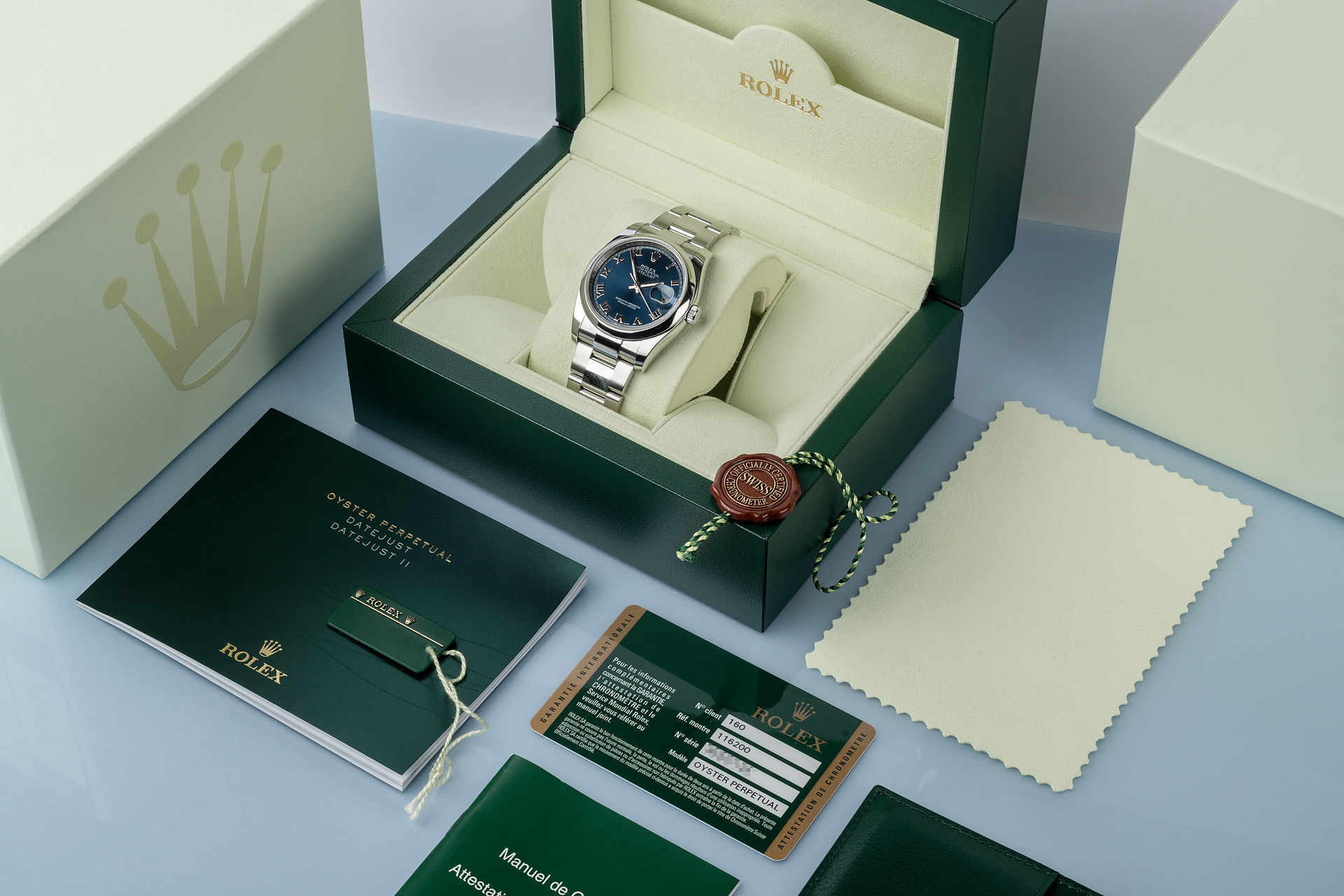 ref 116200 | 'Complete Set' Box & Papers  | Rolex Datejust