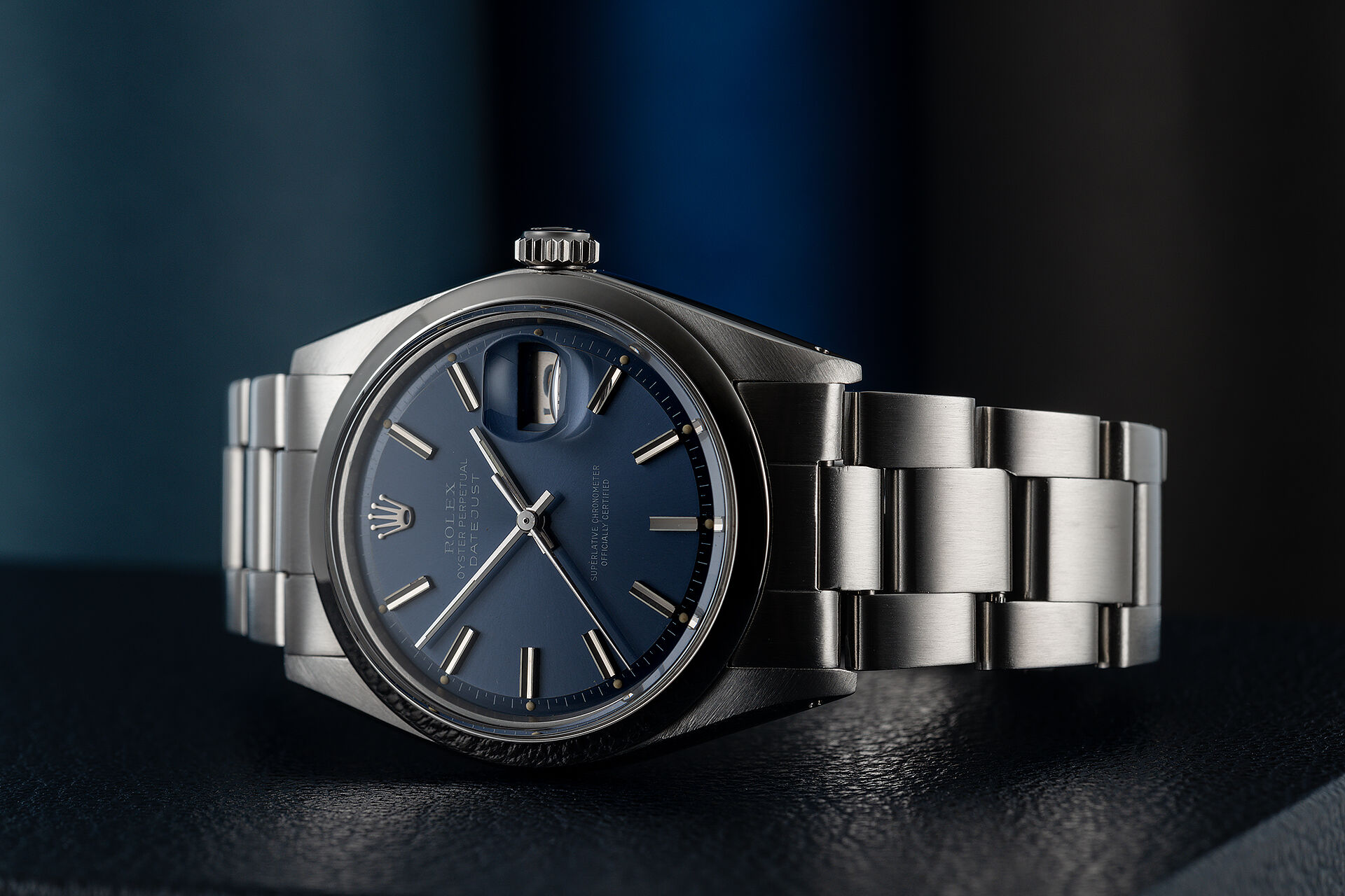 ref 1600 | Blue 'Denim' Dial | Rolex Datejust