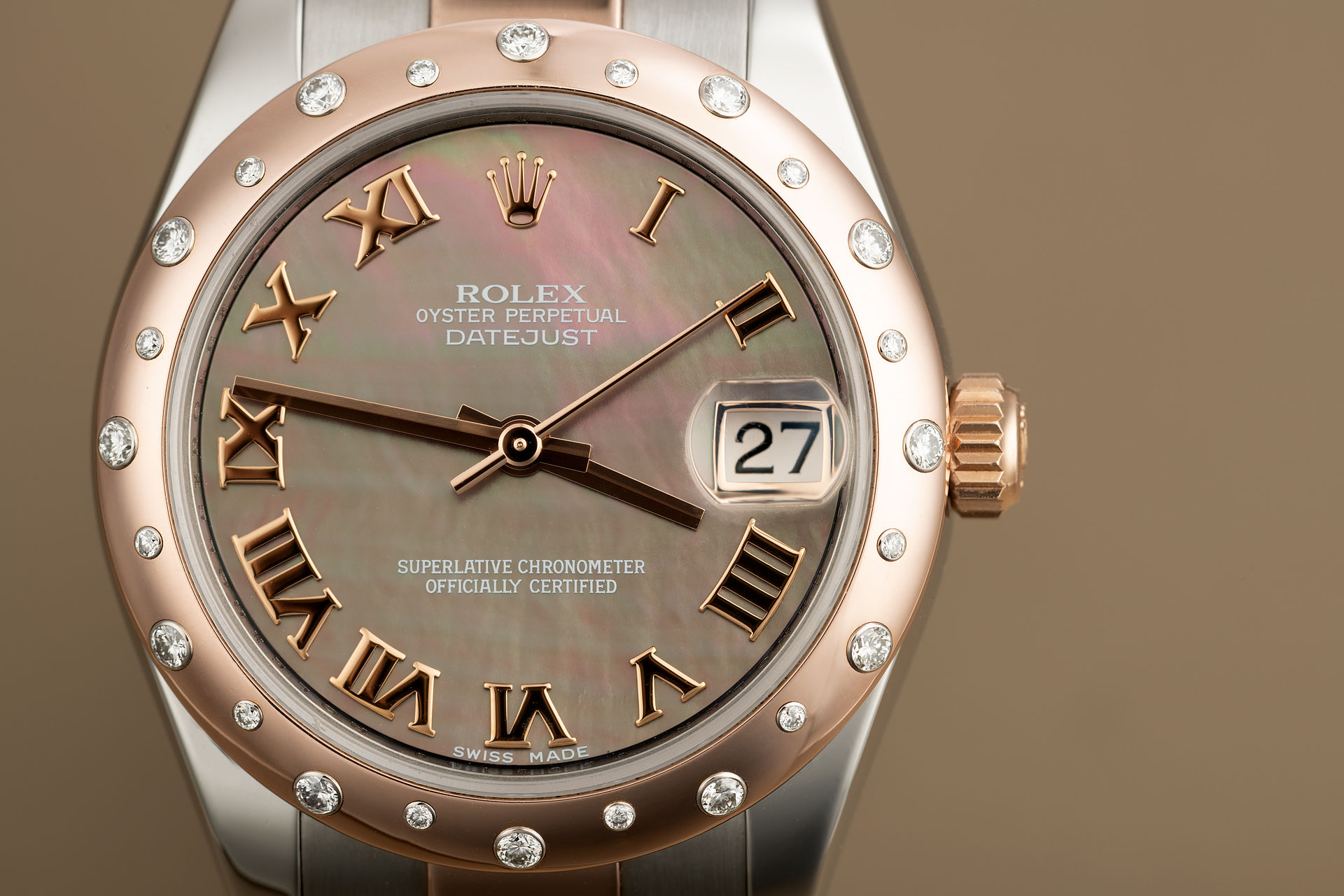 ref 178341 | Everose & Steel 'Diamond Bezel'  | Rolex Datejust