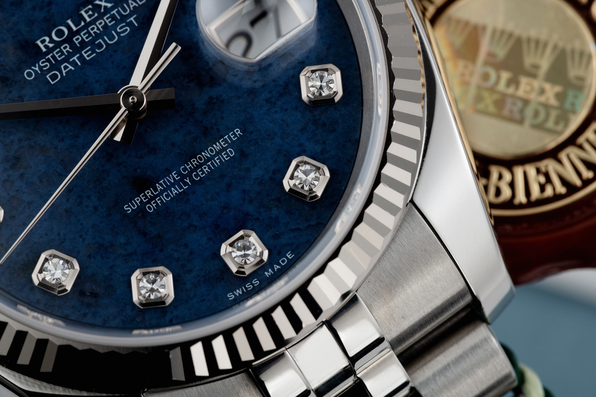 ref 116234 | Rare 'Sodalite' Diamond Dial  | Rolex Datejust