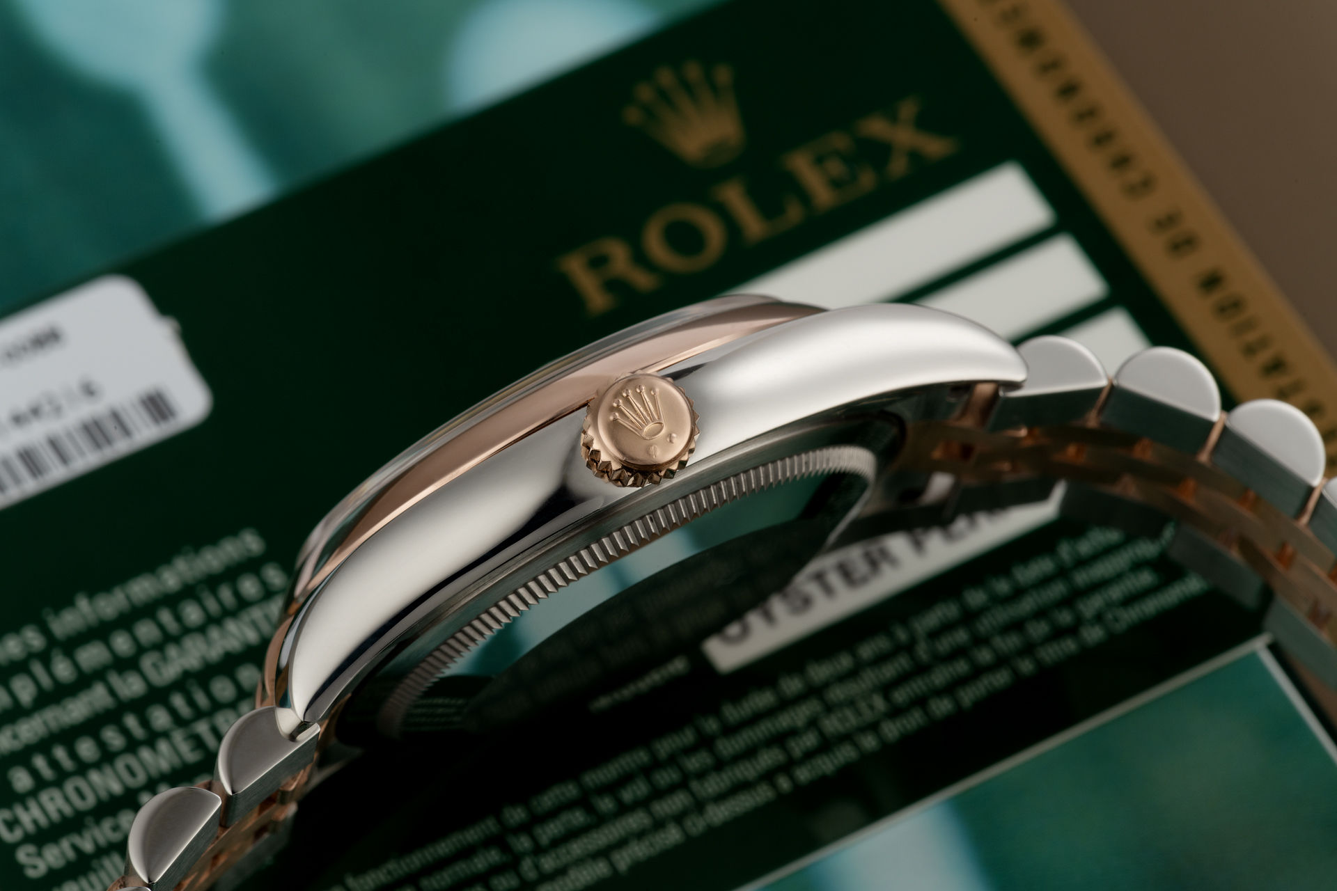 ref 116201 | Everose & Steel 'Box & Papers' | Rolex Datejust