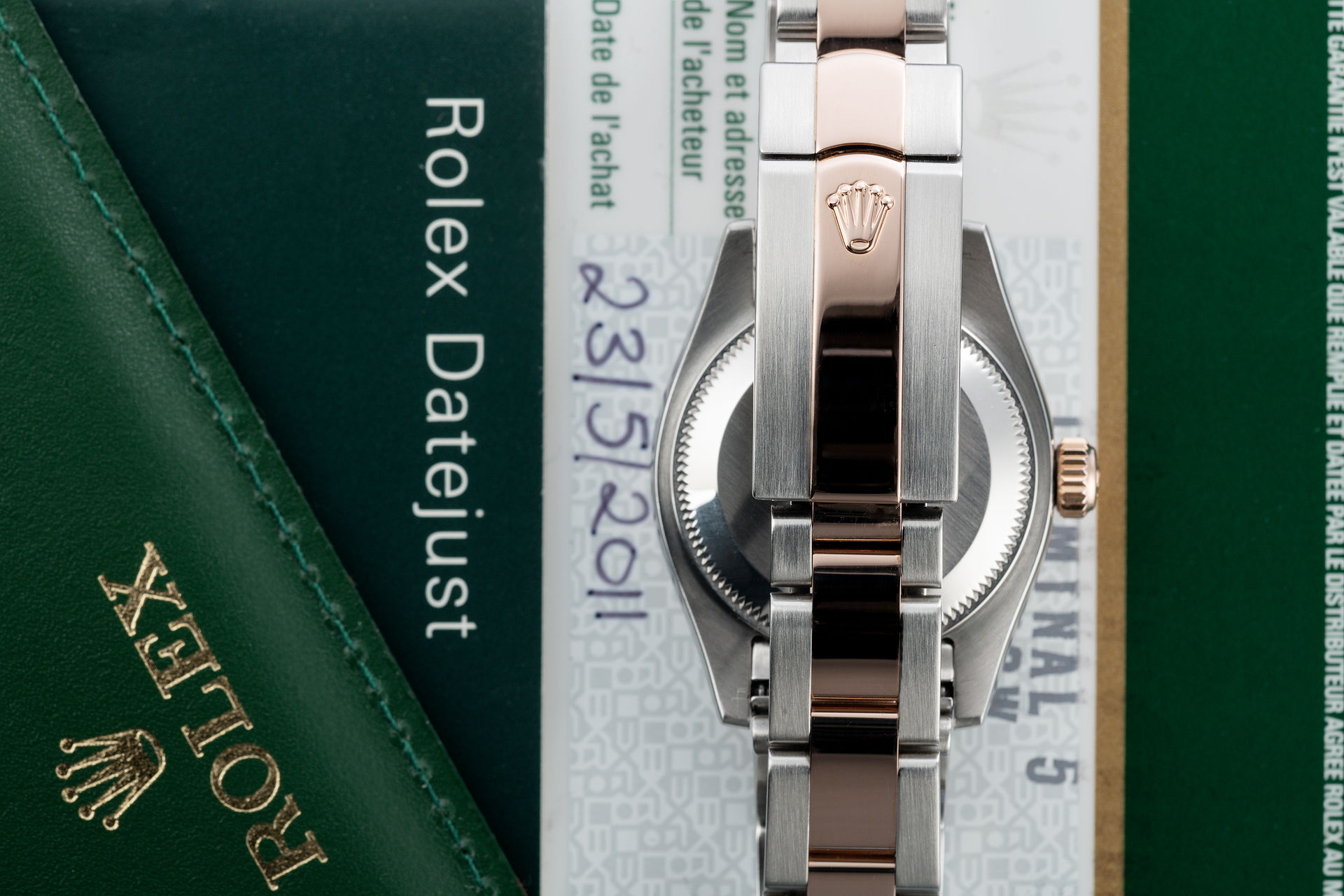 ref 179171 | Everose & Steel 'Diamond Dial' | Rolex Datejust