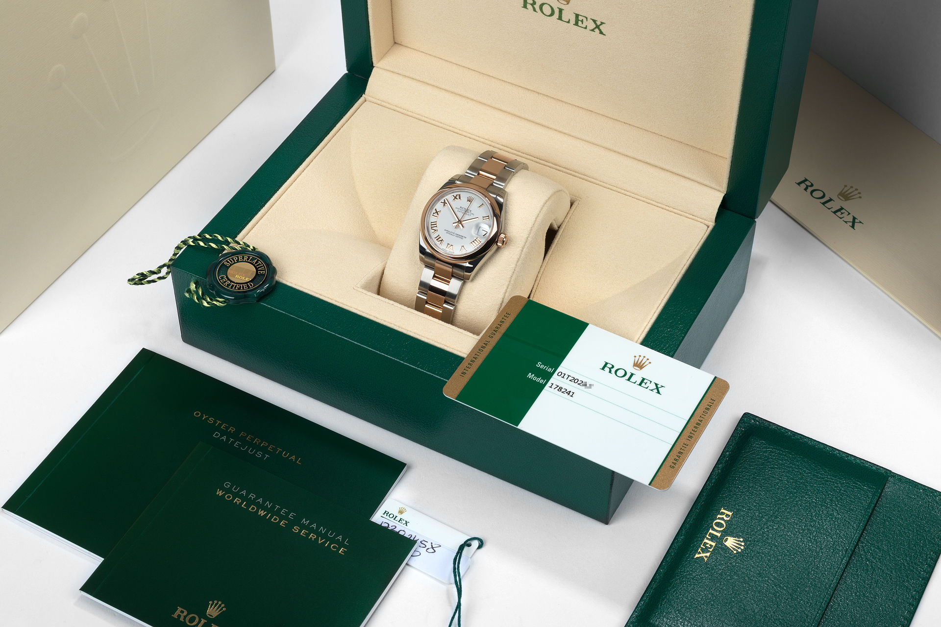 ref 178241 | Everose & Steel 'Under Rolex Warranty' | Rolex Datejust