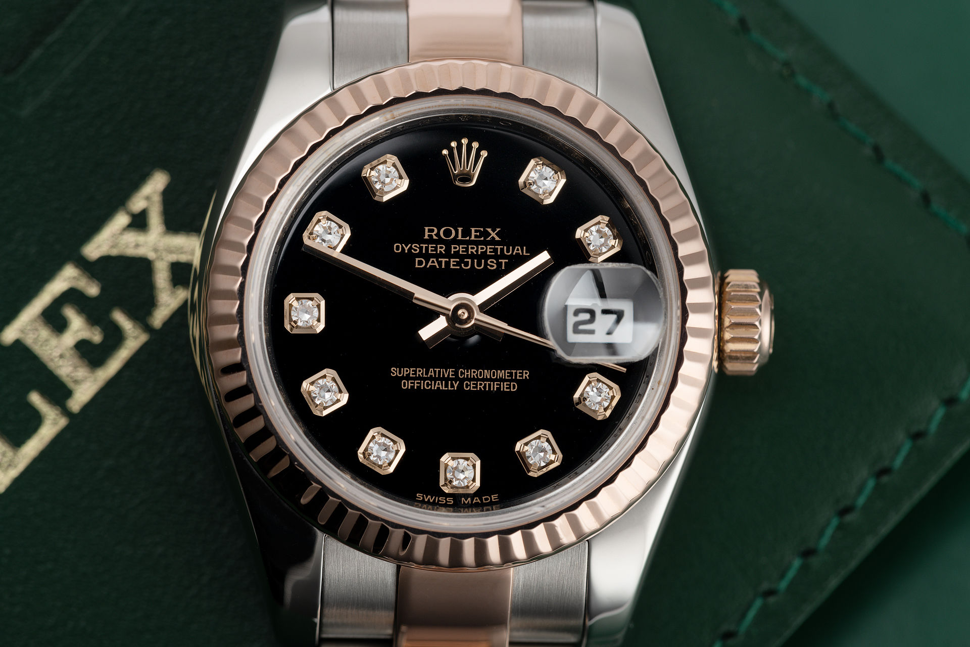 Everose and Steel with Diamonds | ref 179171 | Rolex Datejust