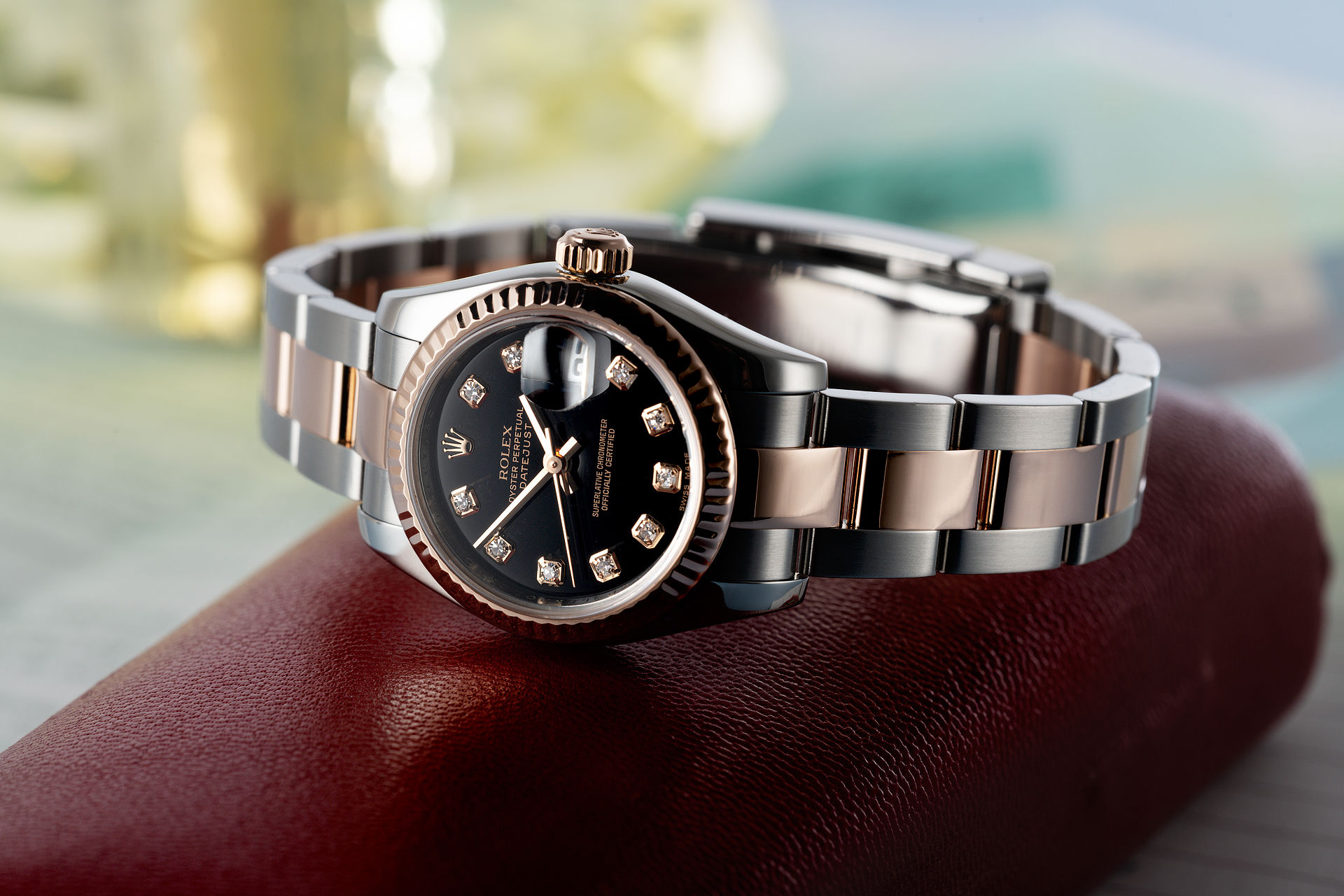 Everose and Steel with Diamonds | ref 179171 | Rolex Datejust