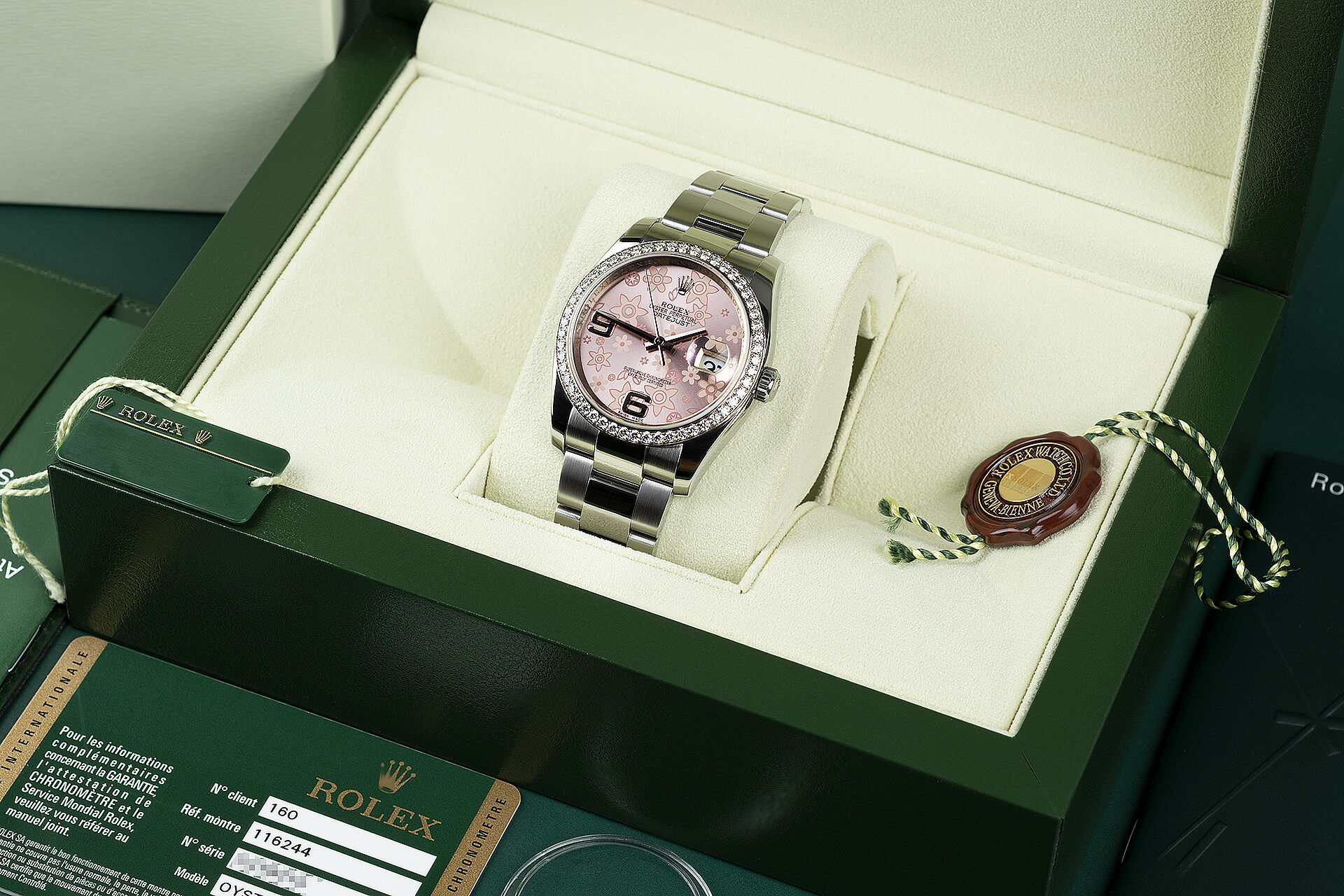 ref 116244 | 'Floral Dial' | Rolex Datejust