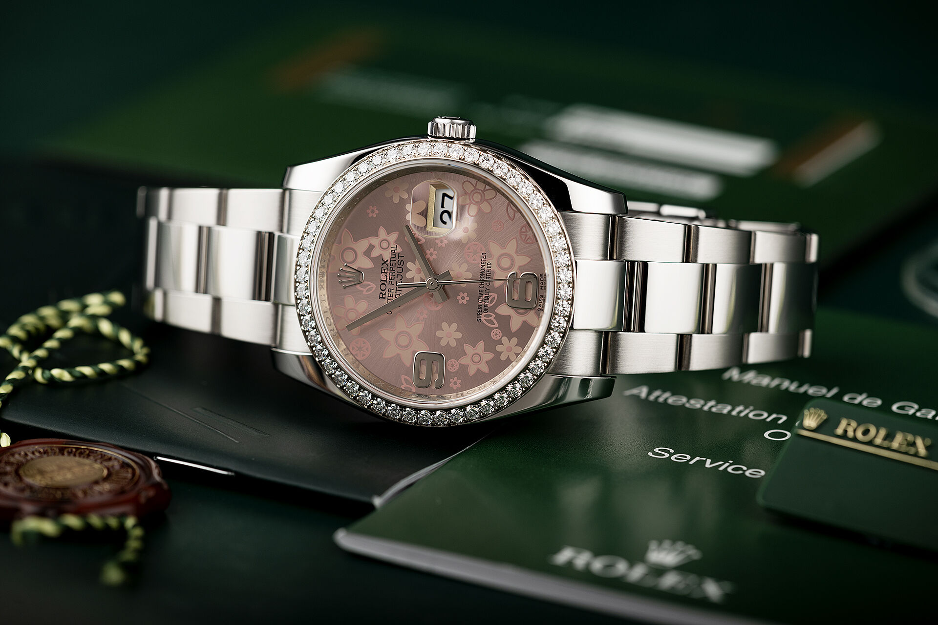 ref 116244 | 'Floral Dial' | Rolex Datejust