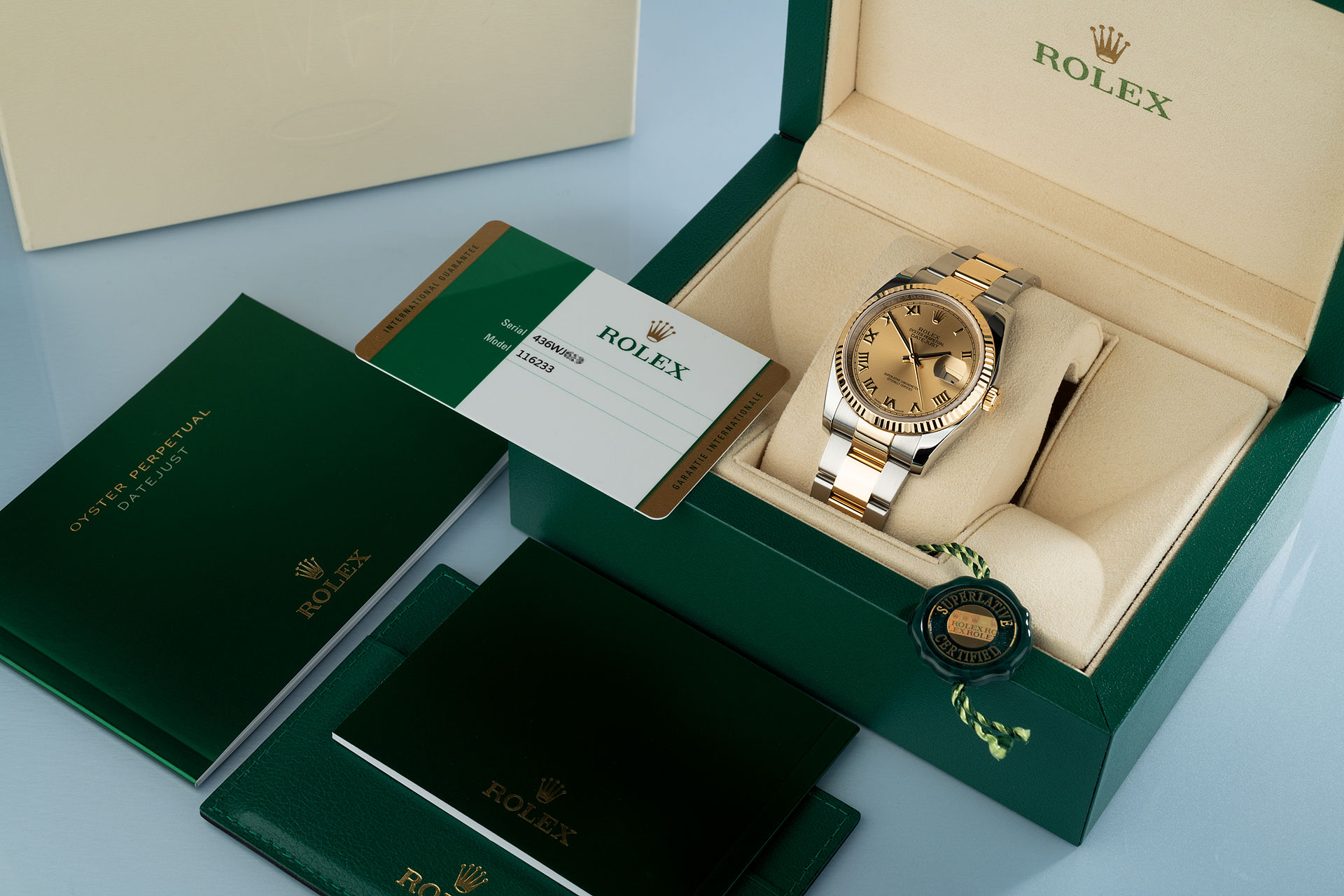 "Full Set" 5 Year Warranty  | ref 116233 | Rolex Datejust