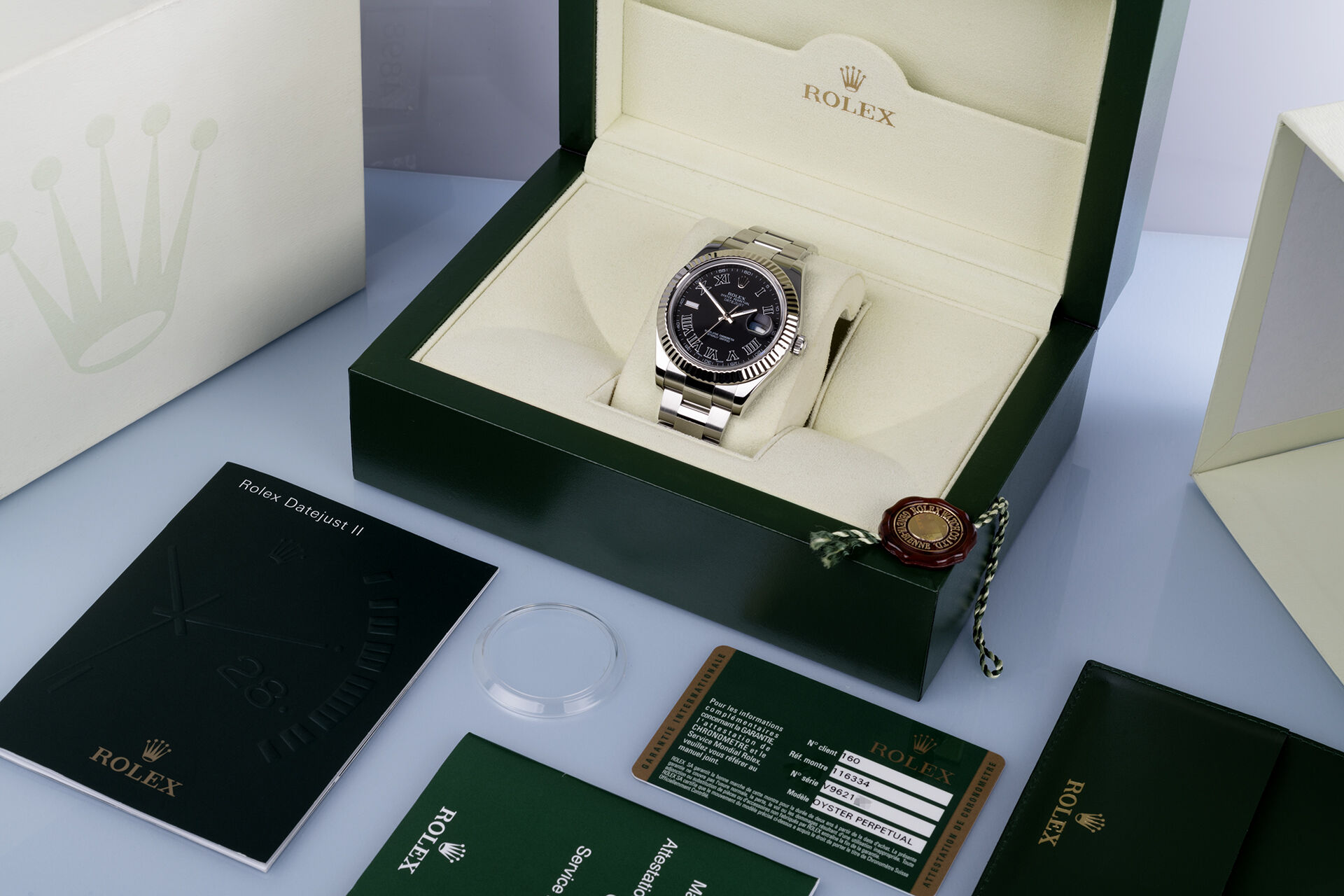 ref 116334 | Box & Certificate | Rolex Datejust II