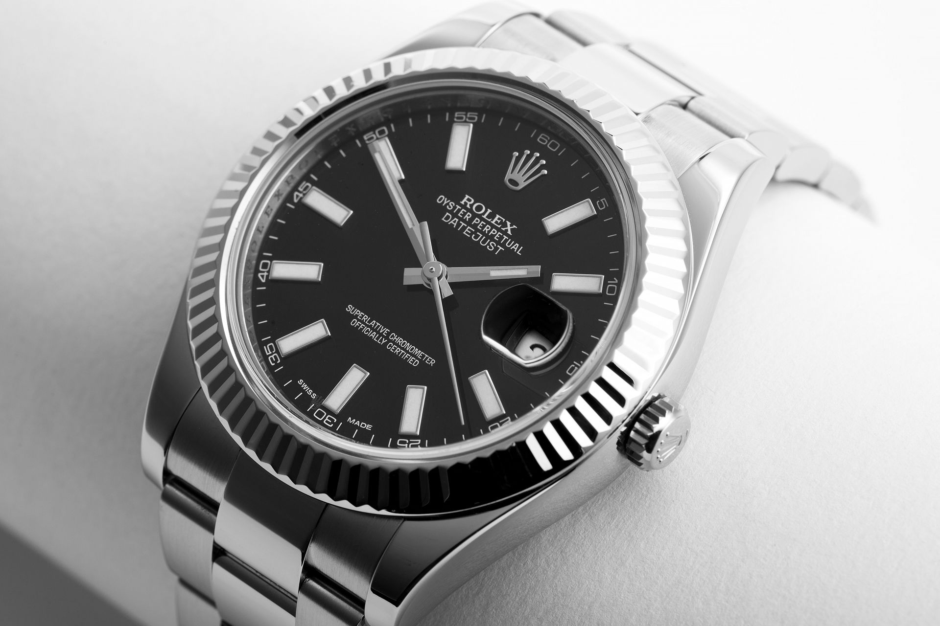 ref 116334 | 41mm 'White Gold Bezel' | Rolex Datejust II