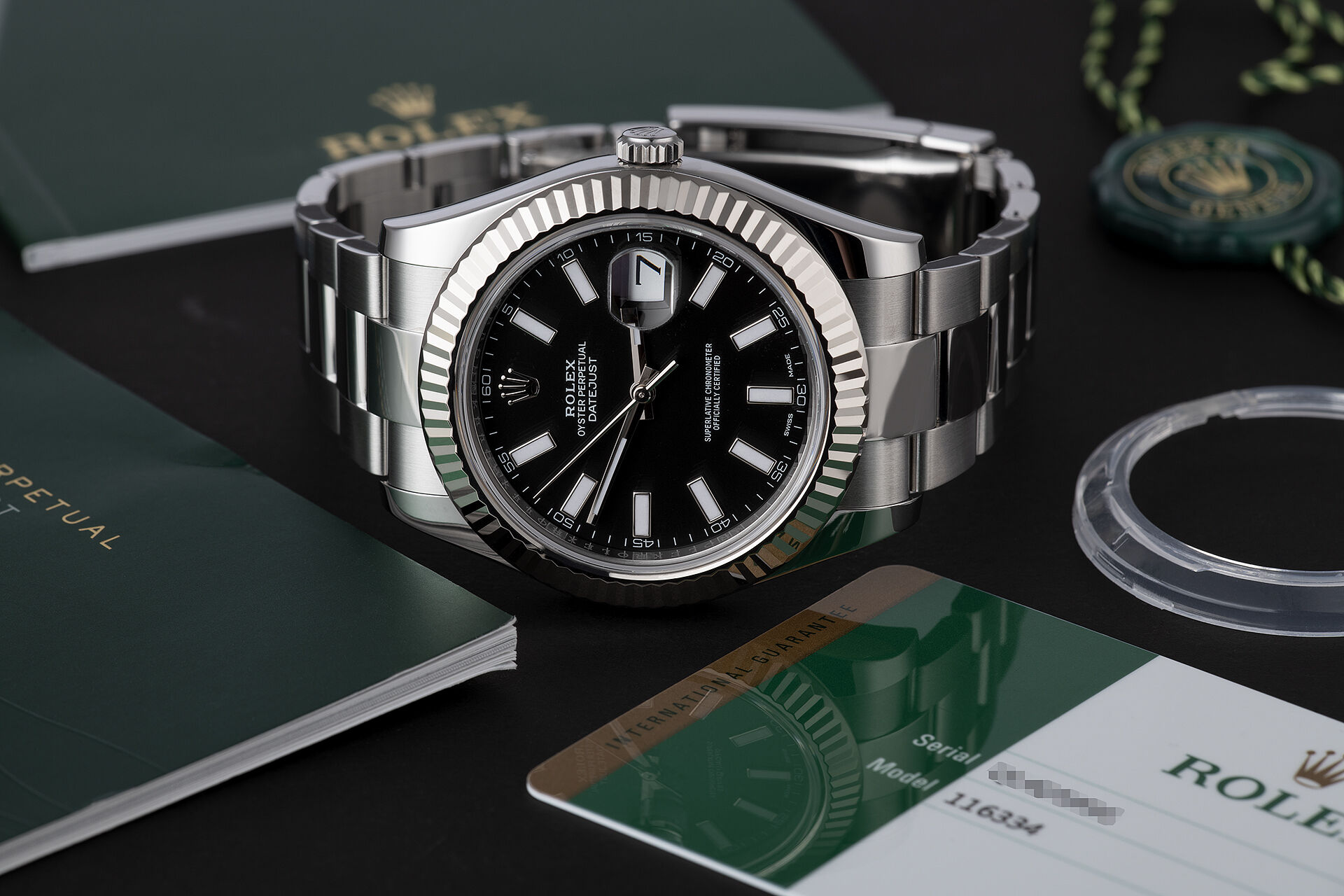 ref 116334 | Box & Certificate | Rolex Datejust II