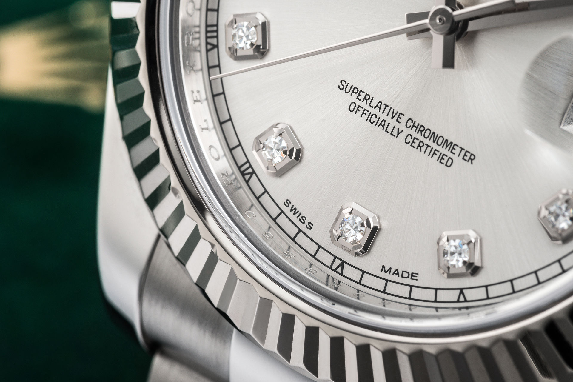 ref 116334 | Diamond Dial 'Rolex Warranty' | Rolex Datejust II