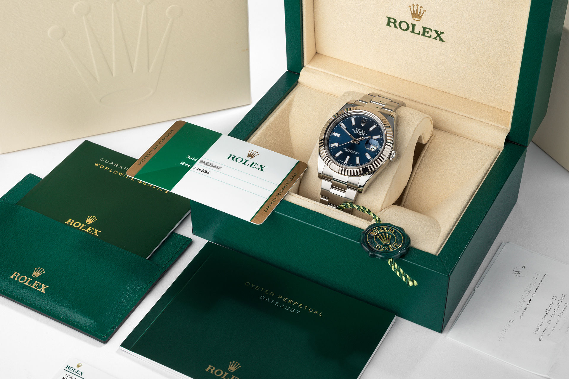 ref 116334 | Rolex Warranty to 2022 | Rolex Datejust II