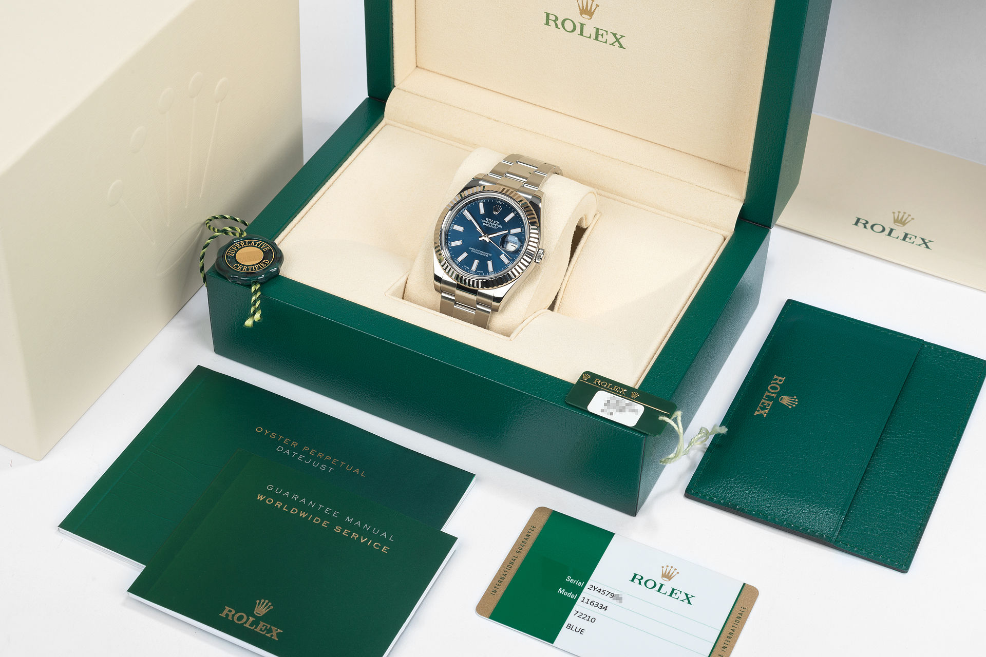 ref 116334 | 'Under Rolex Warranty' | Rolex Datejust II