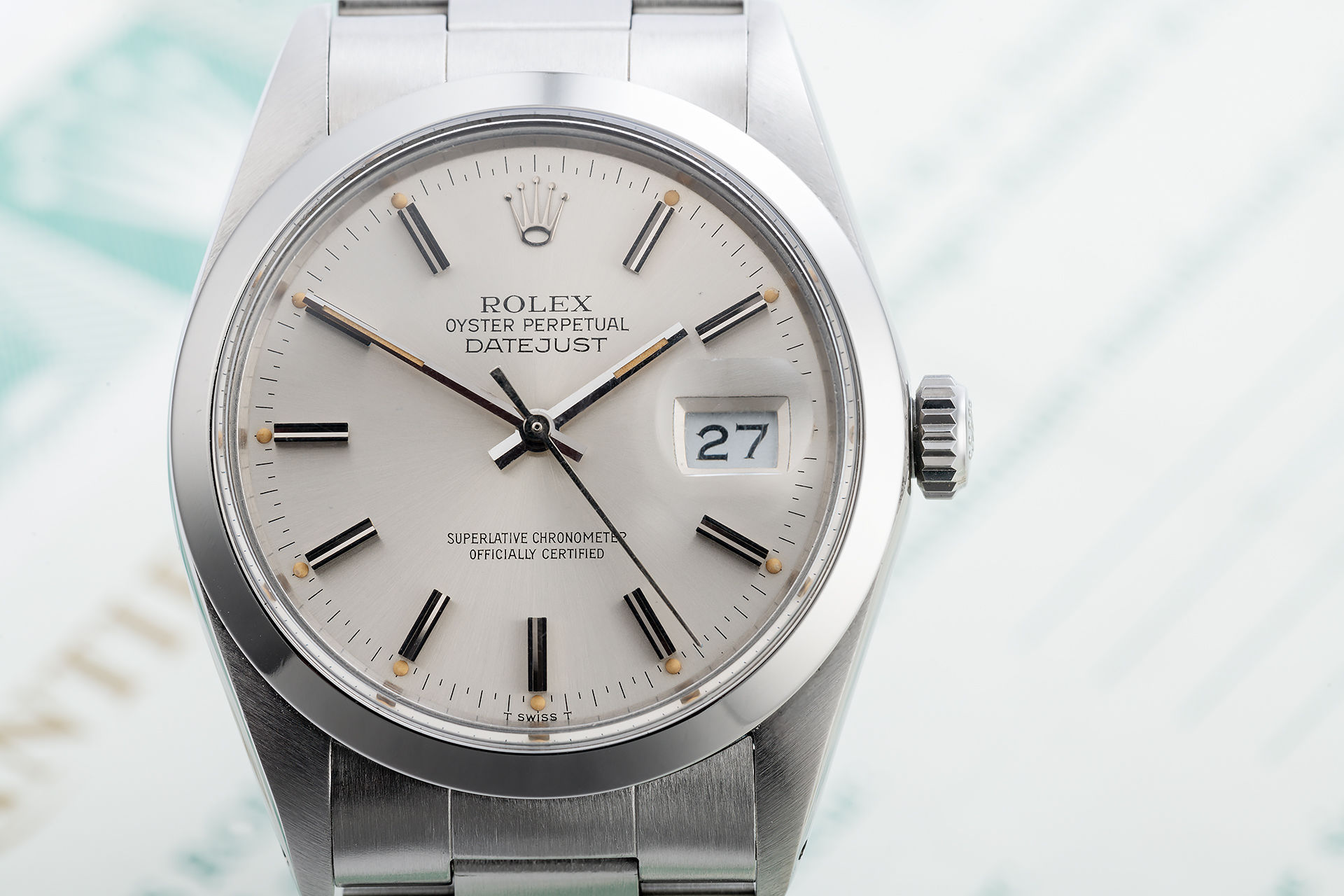 ref 16000 | Original Certificate | Rolex Datejust