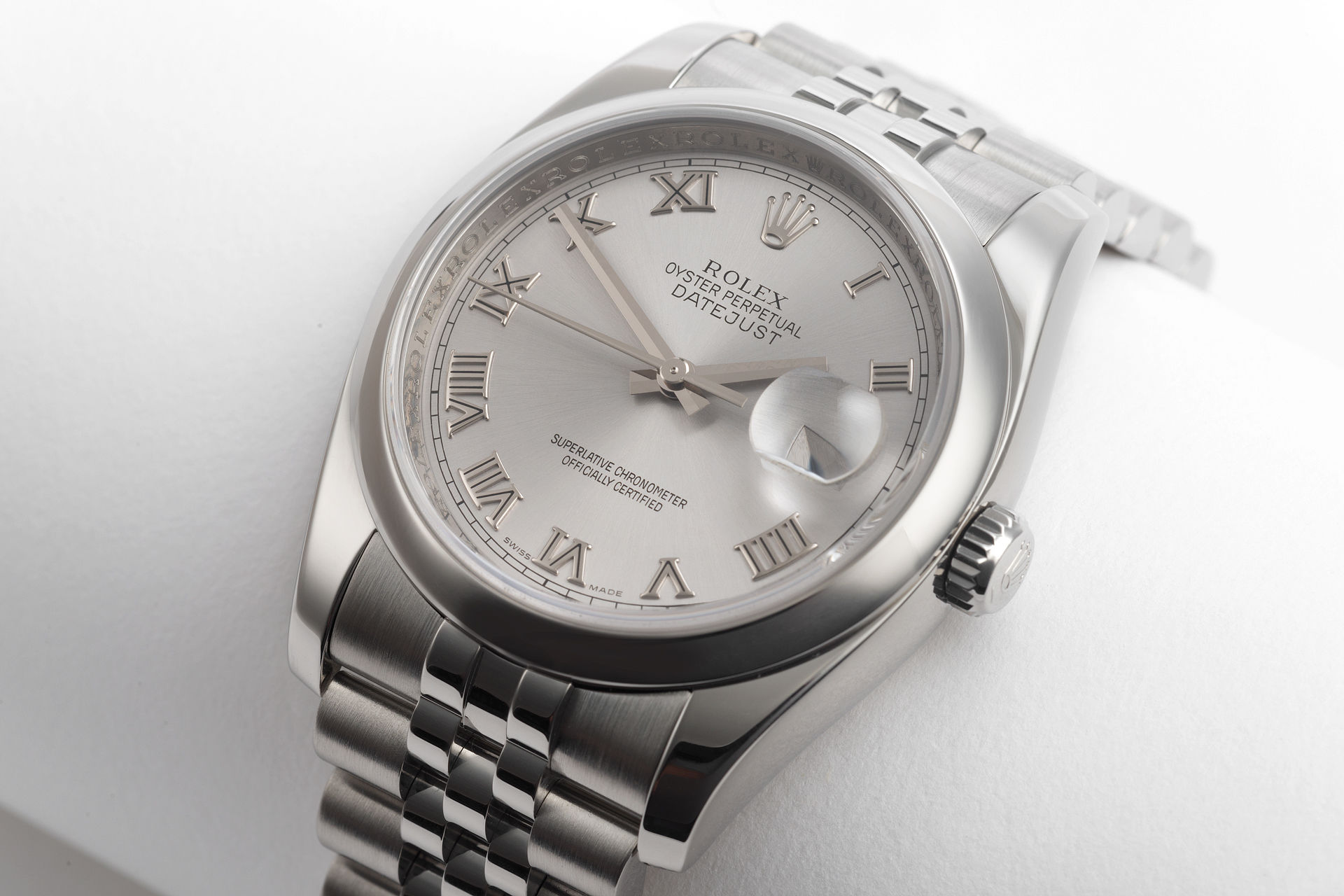 ref 116200 | 'Rhodium Dial' Full Set | Rolex Datejust