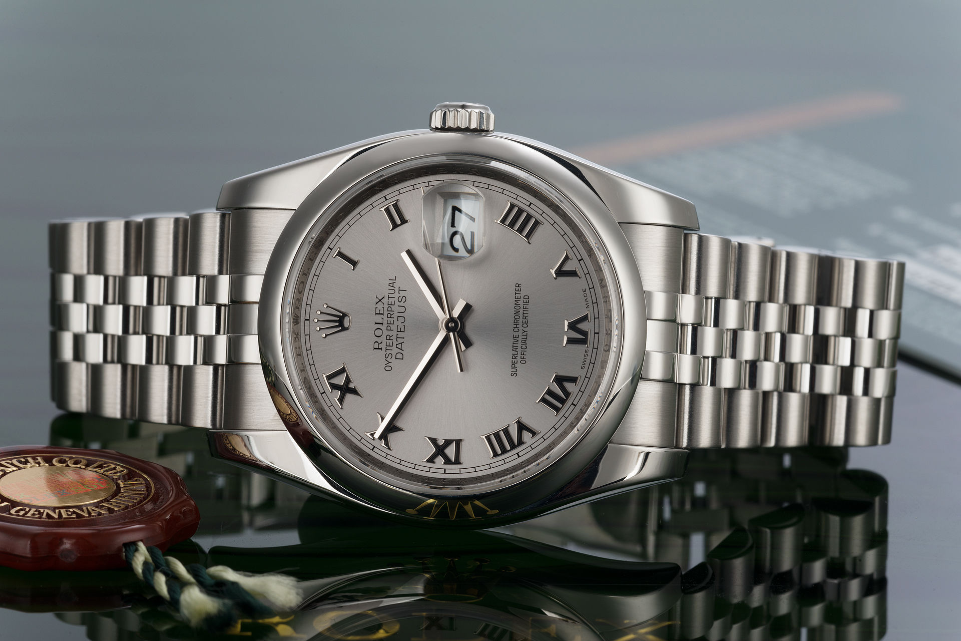 ref 116200 | 'Rhodium Dial' Full Set | Rolex Datejust