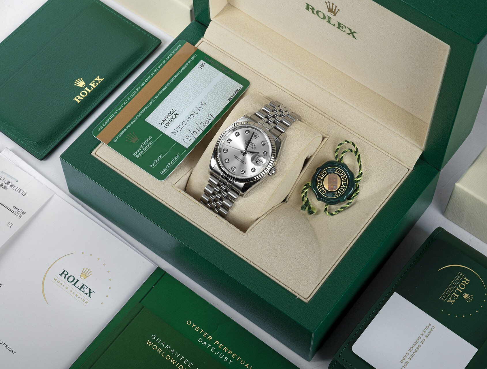 ref 116234 | 'Rolex Warranty to 2022' | Rolex Datejust