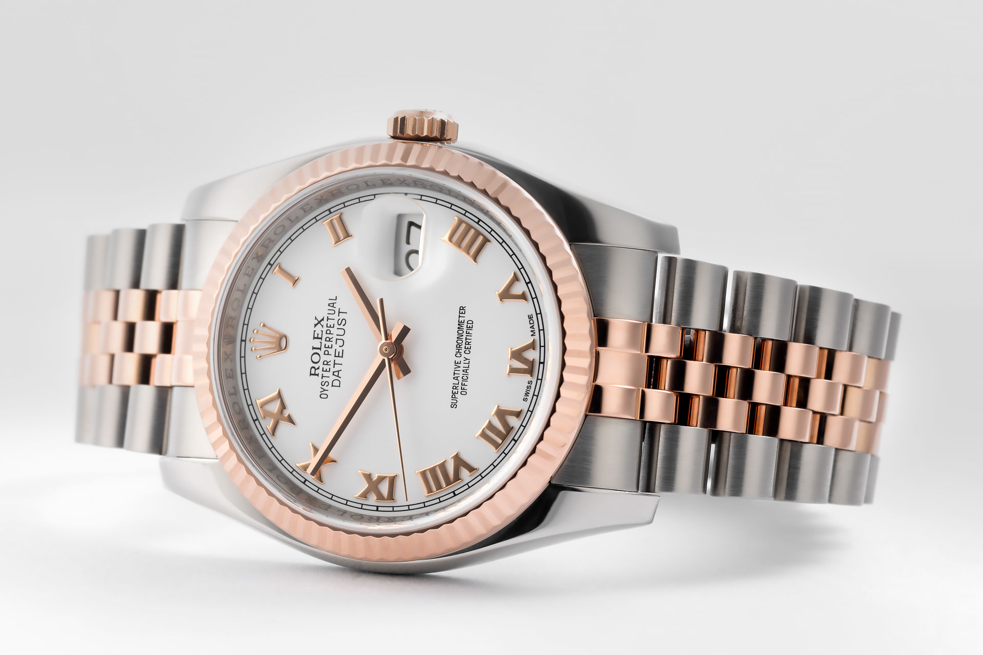 ref 116231 | Rose Gold & Steel 'Complete Set' | Rolex Datejust